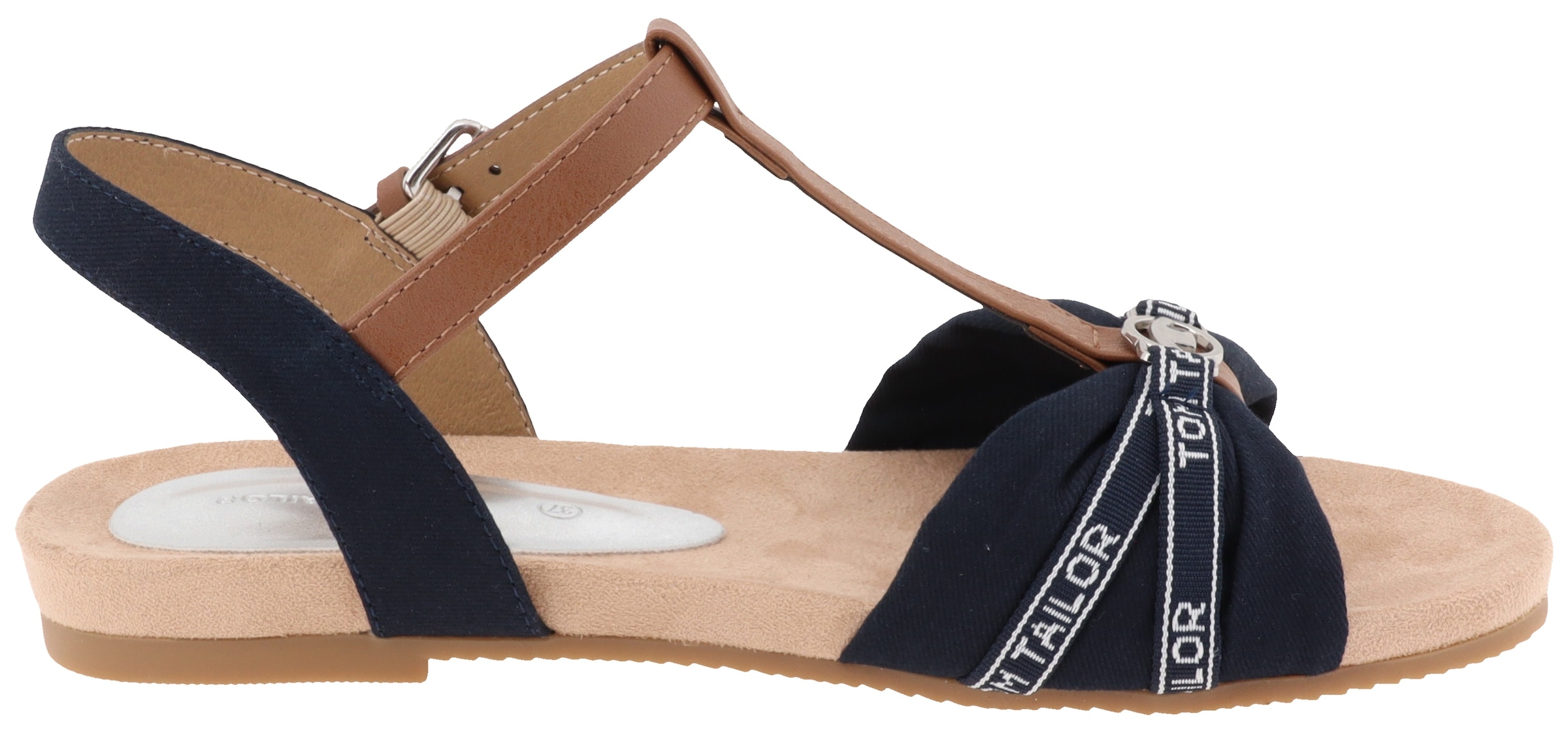 TOM TAILOR Sandalette  , Sommerschuh, Sandale, Blockabsatz, mit verstellbarer Schnalle