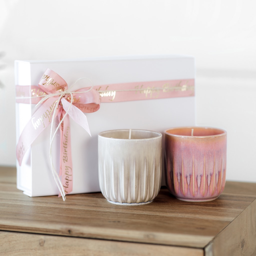 like. by Villeroy & Boch Duftkerze »Duftkerze Sunkissed Perlemor Home Coral ø 8,5 x 9 cm rosa«