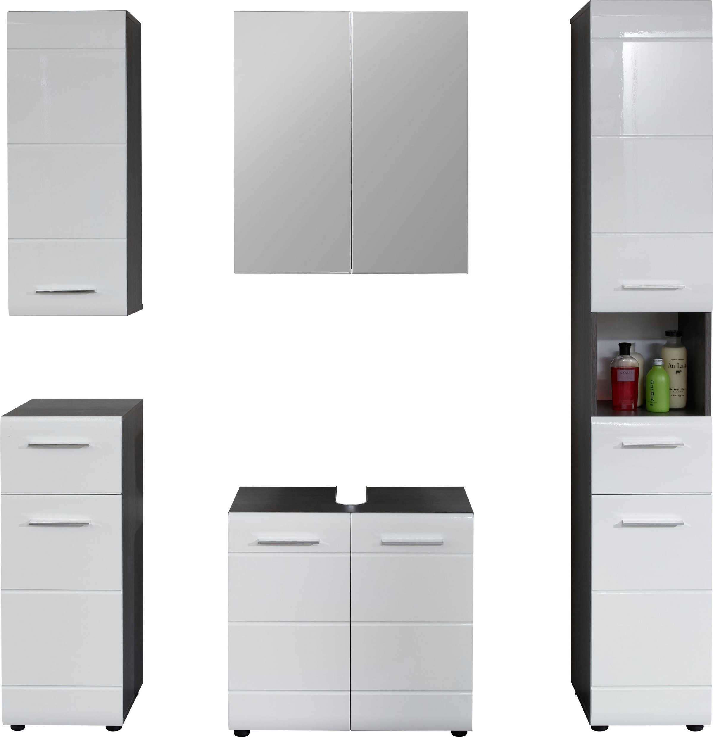 welltime Badmöbel-Set »Sovana« Set, 5 Stk. tlg. günstig online kaufen