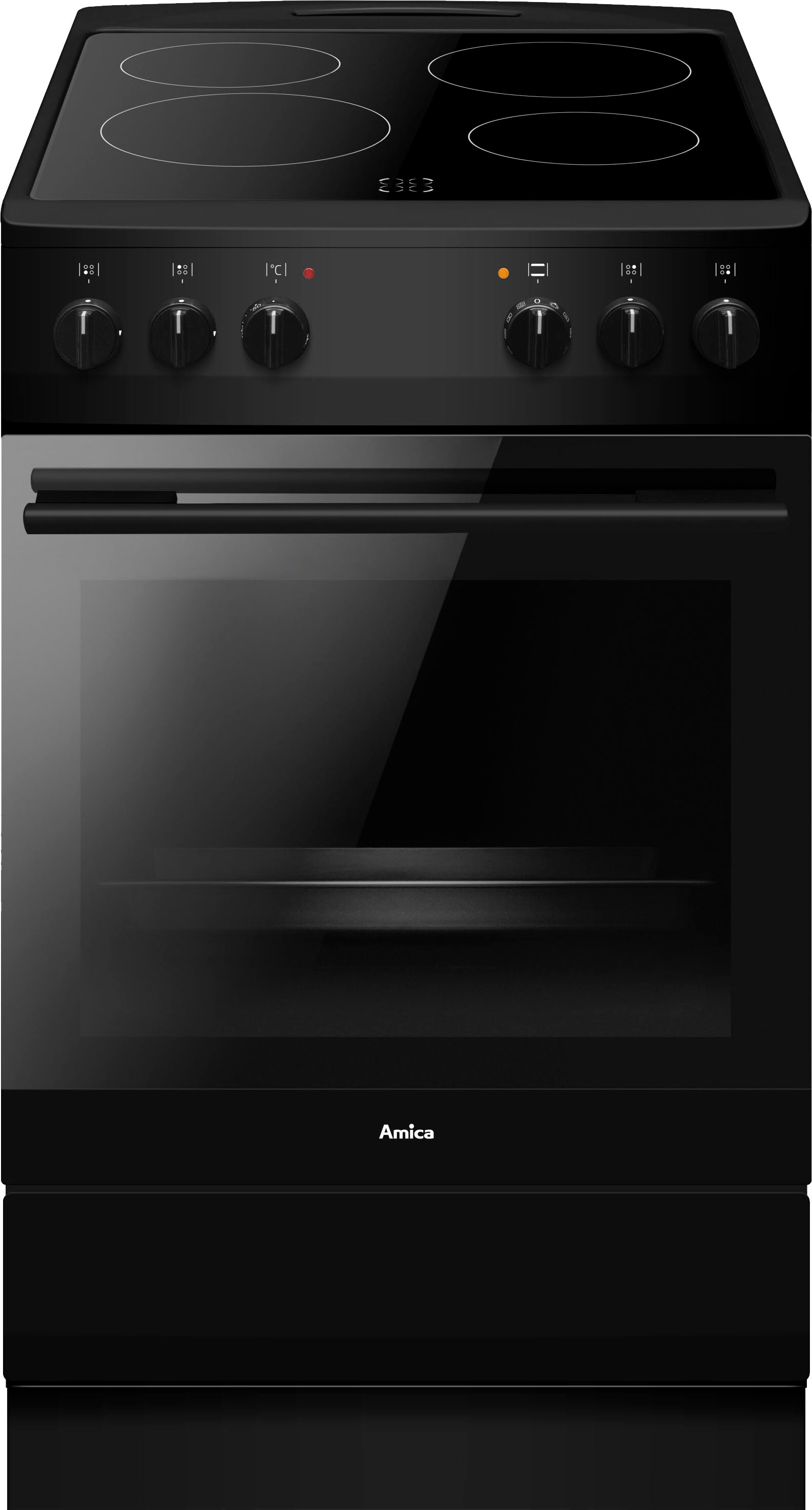 Amica Elektro-Standherd »SHC 11509 SM«, Steam Clean, Reinigt den Ofen mittels Dampf, ohne Chemie