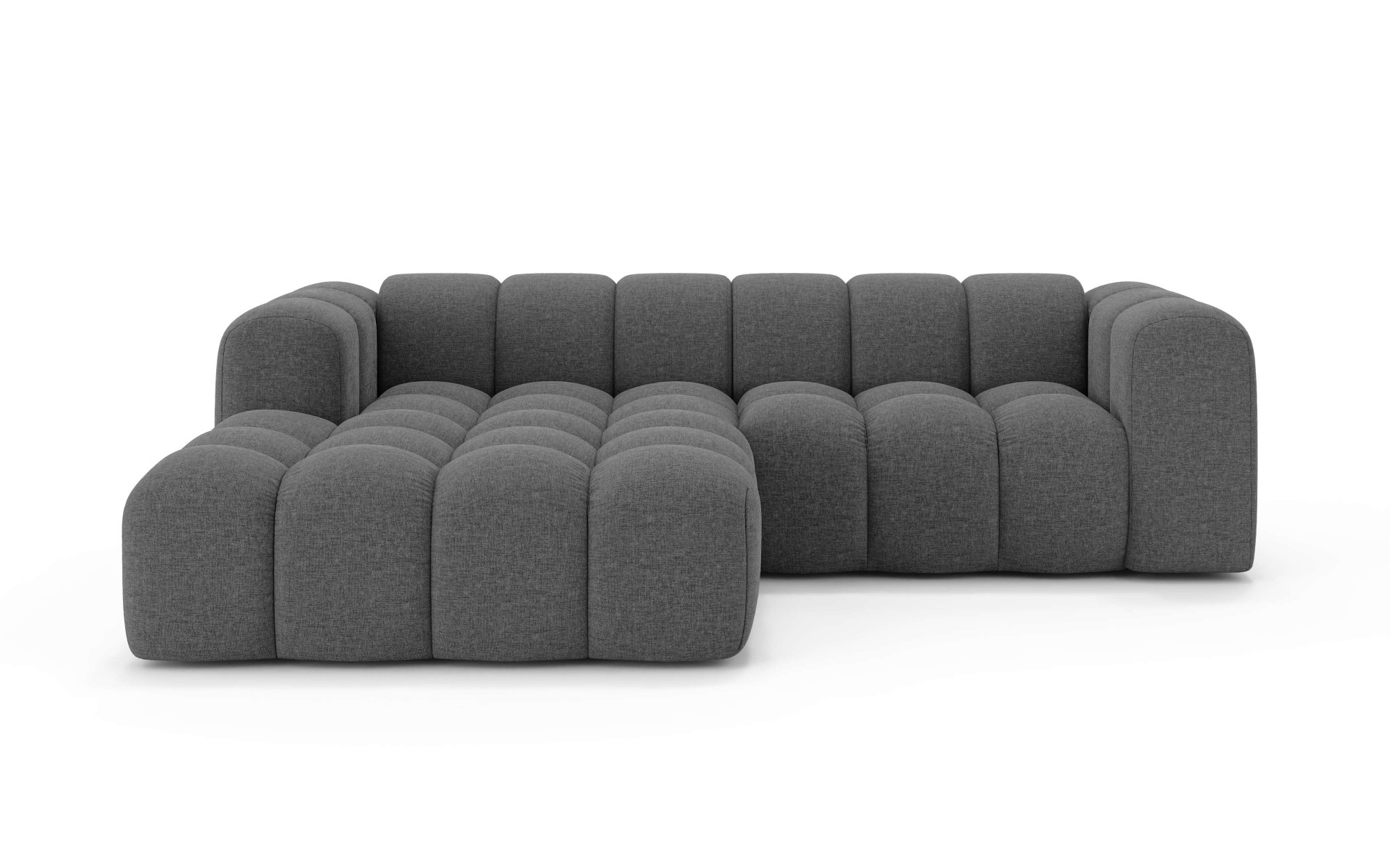 OTTO home Ecksofa »KALLIE Design-Sofa mit Wellenunterfederung, Bubble-Optik günstig online kaufen