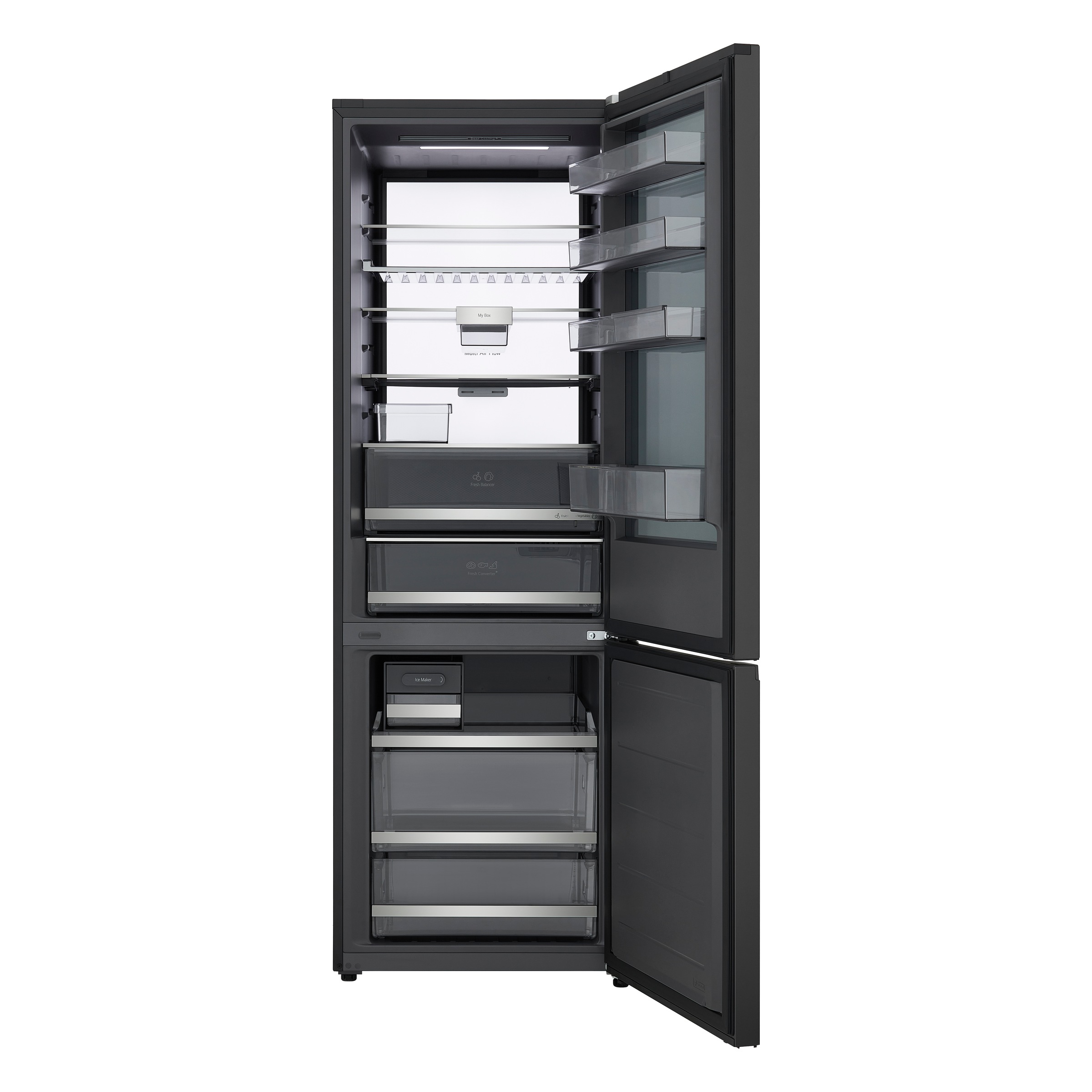 LG Kühl-/Gefrierkombination Serie X9 »GBGW92GCEV« 203 cm hoch 69,7 cm breit InstaView, FRESHConverter+, Premium Interieur, Total No Frost, ThinQ
