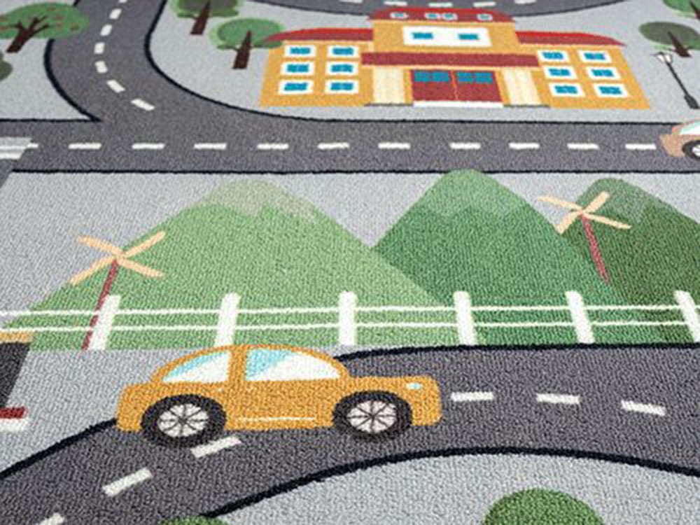 the carpet Teppich »Happy Life«, rechteckig, 4 mm Höhe, Life Kinderzimmer Teppich Spielteppich pflegeleicht