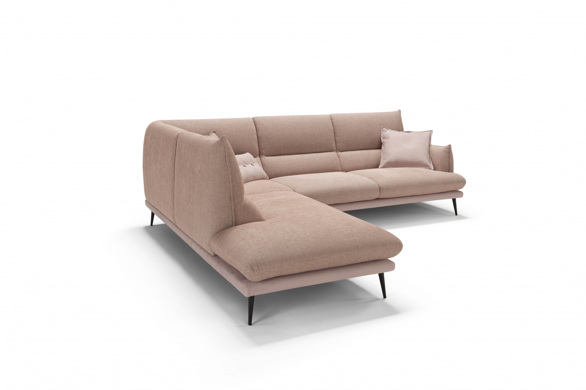 Egoitaliano Ecksofa »FUNNY, hochwertiges & aktuelles Design, bequeme Rücken günstig online kaufen