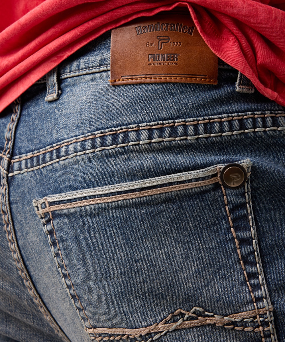 Pioneer Authentic Jeans Straight-Jeans »Rando Dicke Nähte«
