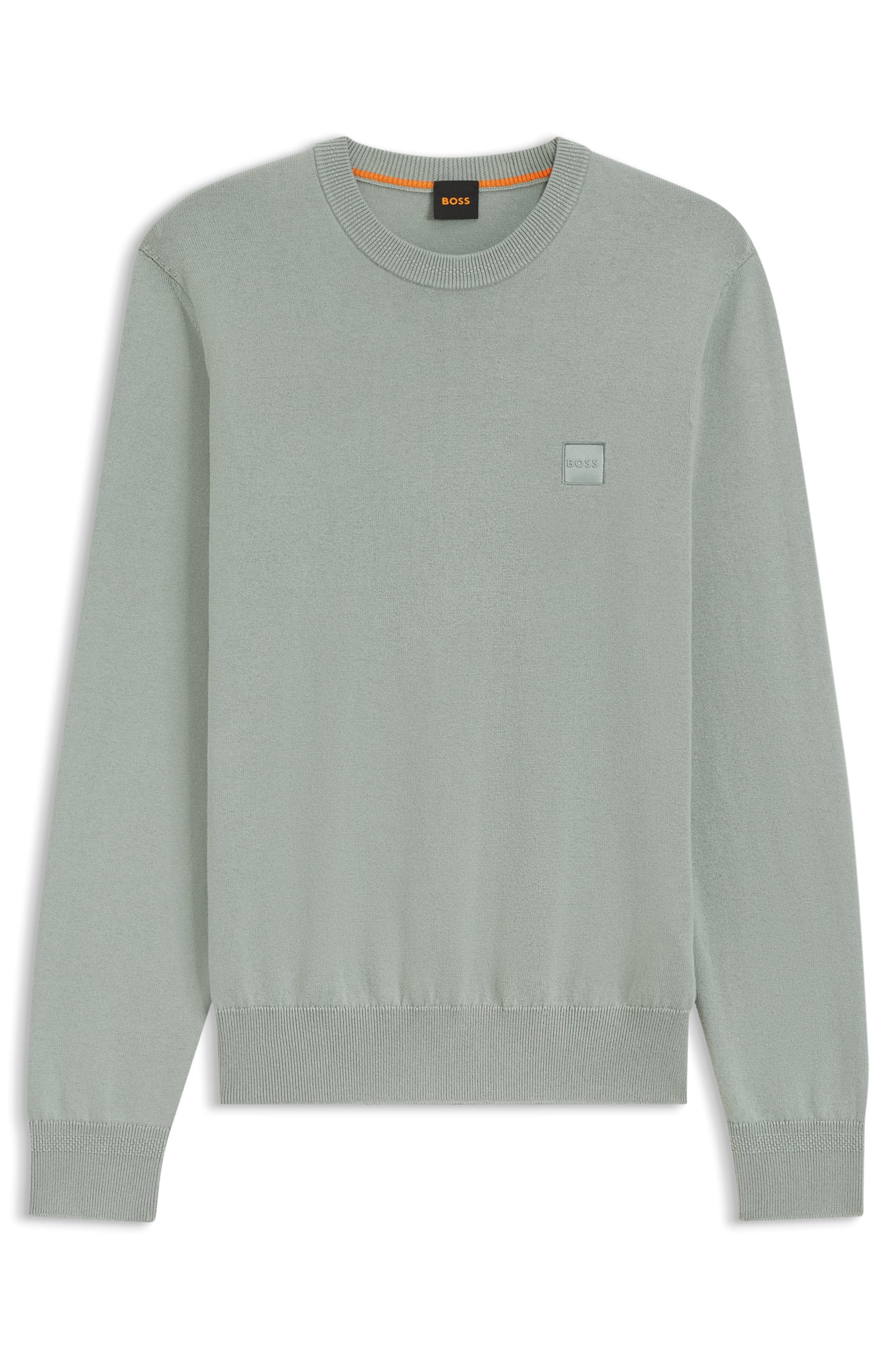 BOSS ORANGE Strickpullover »Kanovano Cotton Cashmere« mit Rundhalsausschnitt