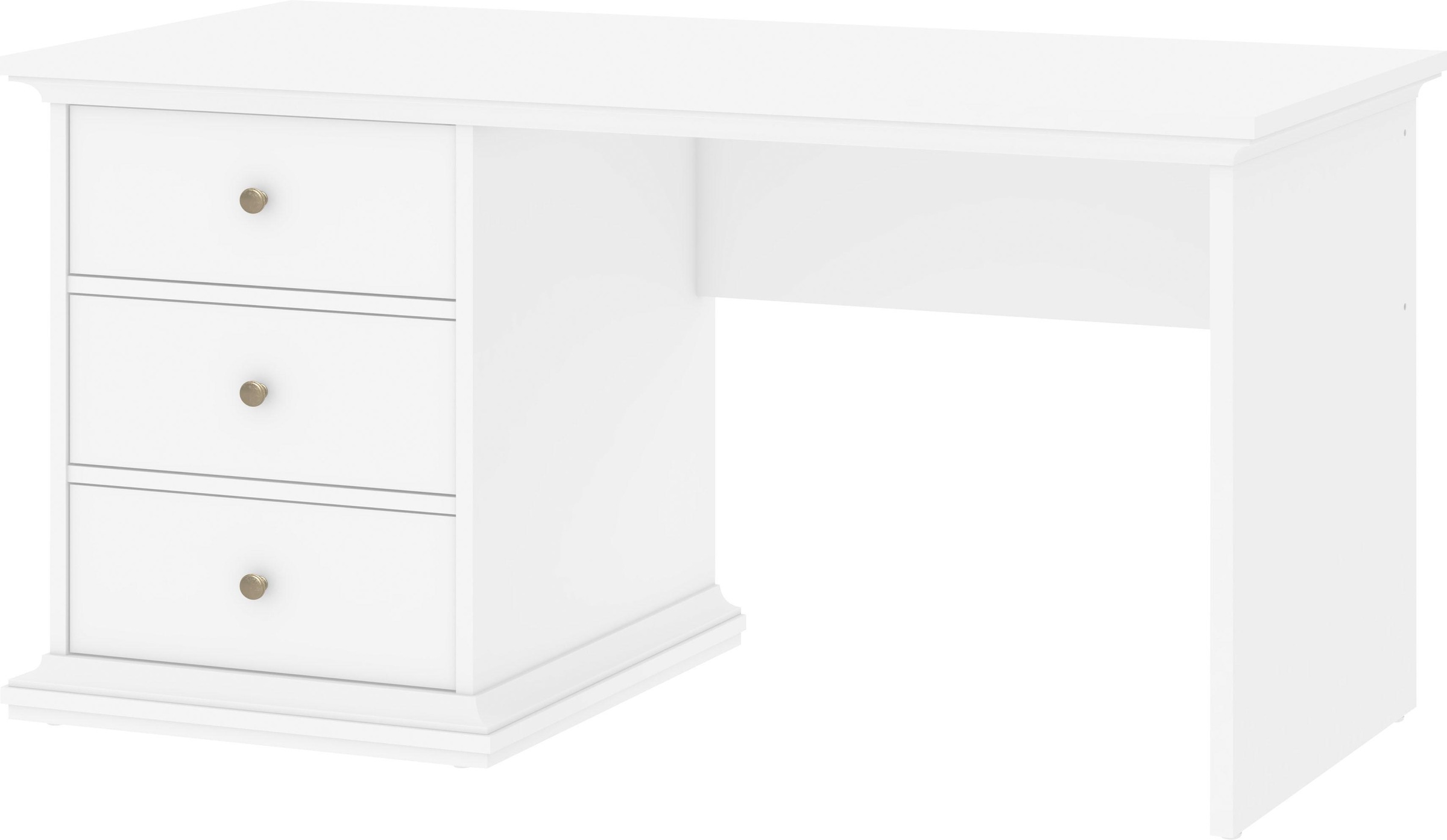 Home affaire Schreibtisch "Paris", erstrahlt in schöner Holzoptik, Breite 1 günstig online kaufen