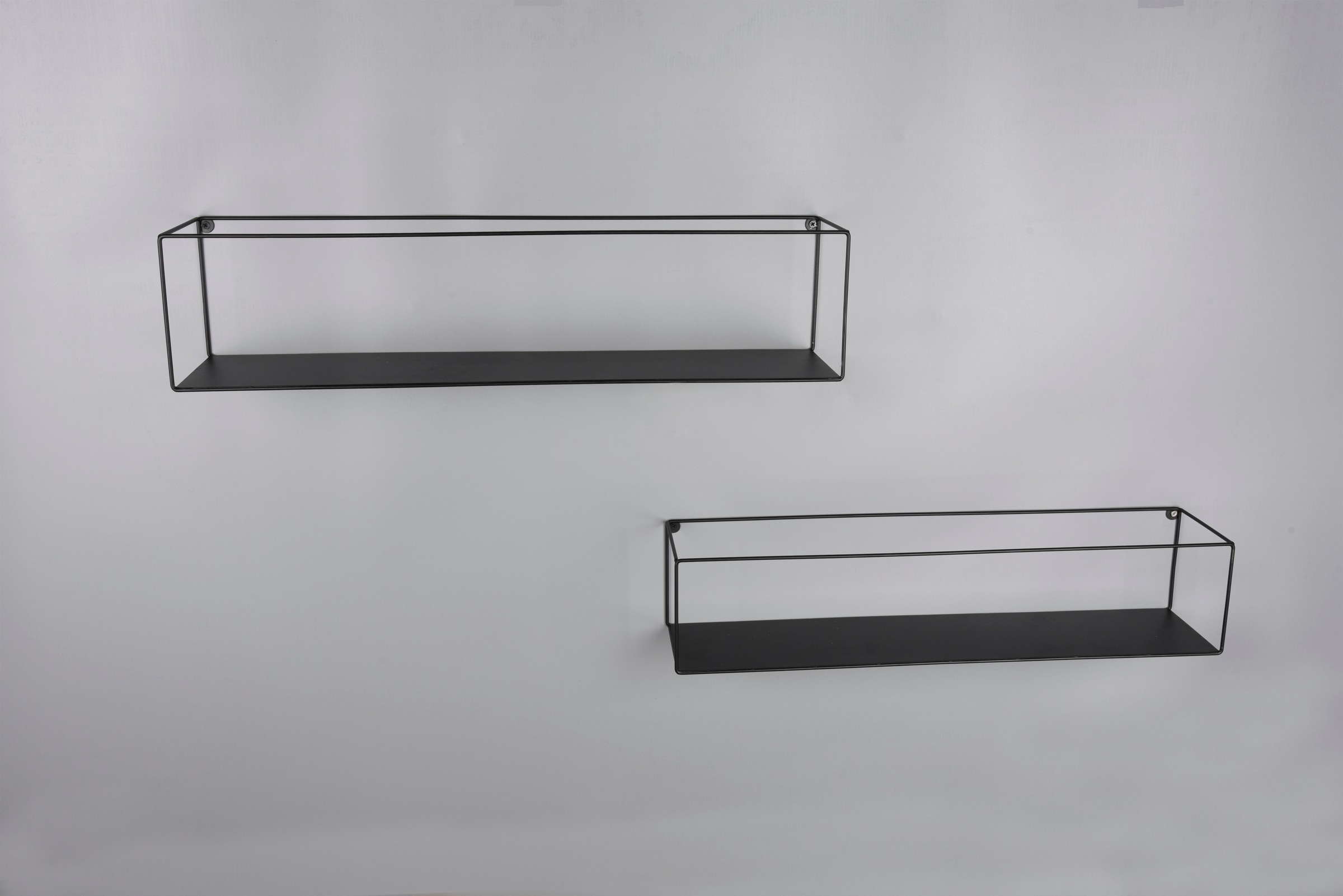 MIRRORS AND MORE Ablageregal »Tinka« 2 Stk. tlg. Mit Metallstreben, Wandmon günstig online kaufen