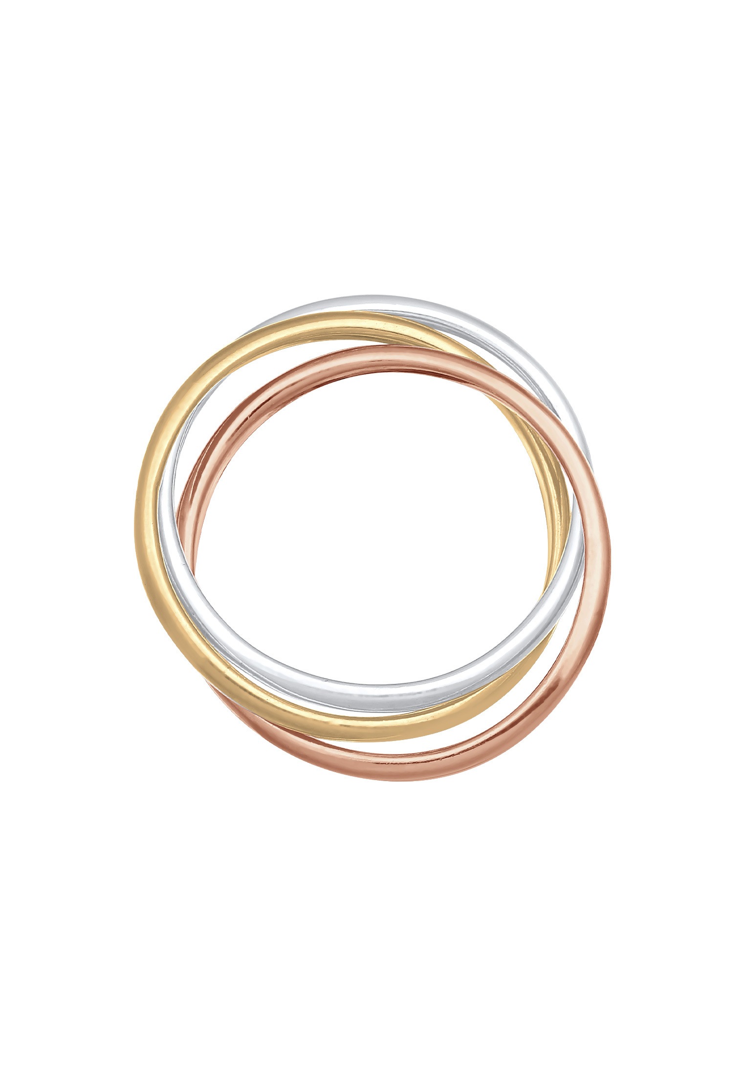 Elli Fingerring »Wickelring Trio Trini Basic 925 Silber«