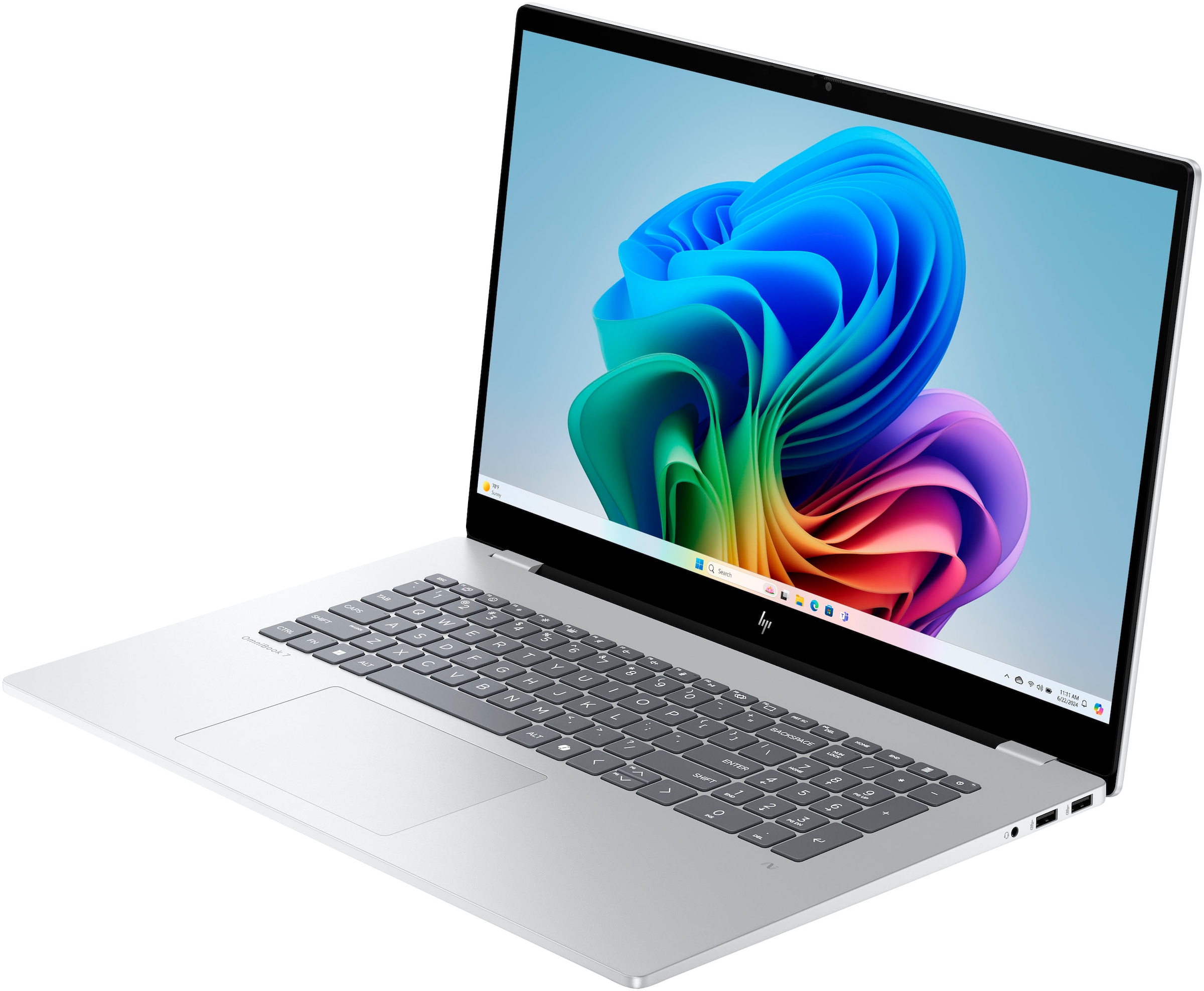 HP Notebook »OmniBook 7 NGAI 17-dc0550ng« 43,9 cm / 17,3 ″ Intel Core Ultra 5 ARC 130V 512 GB SSD