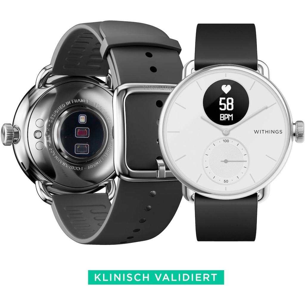 Withings Smartwatch »ScanWatch, 38mm«, (Proprietär)