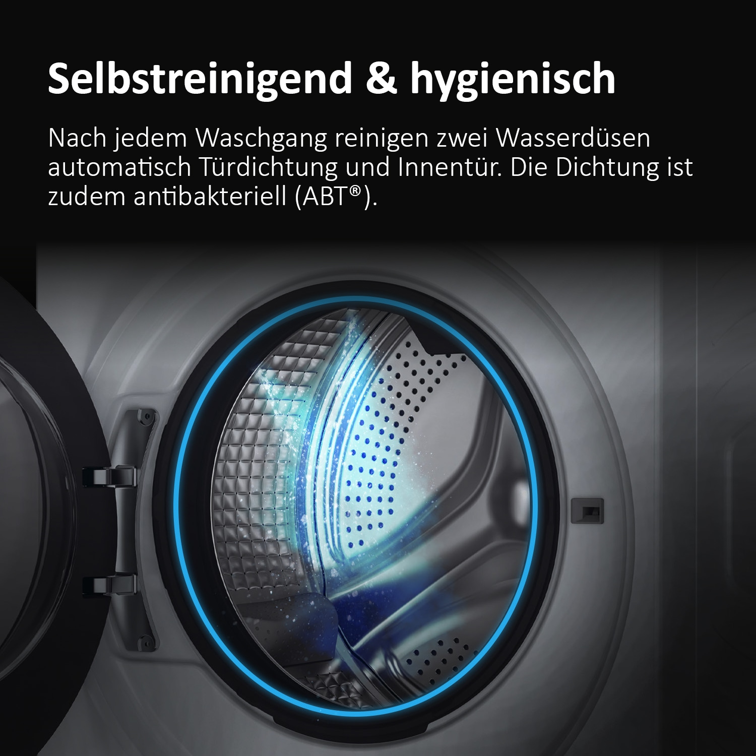 Haier Waschmaschine »HW90-B14979YU1« 9 kg 1400 U/min 8 kg, 1400 U/min, Flüsterleiser Motor, Vollwasserschutz