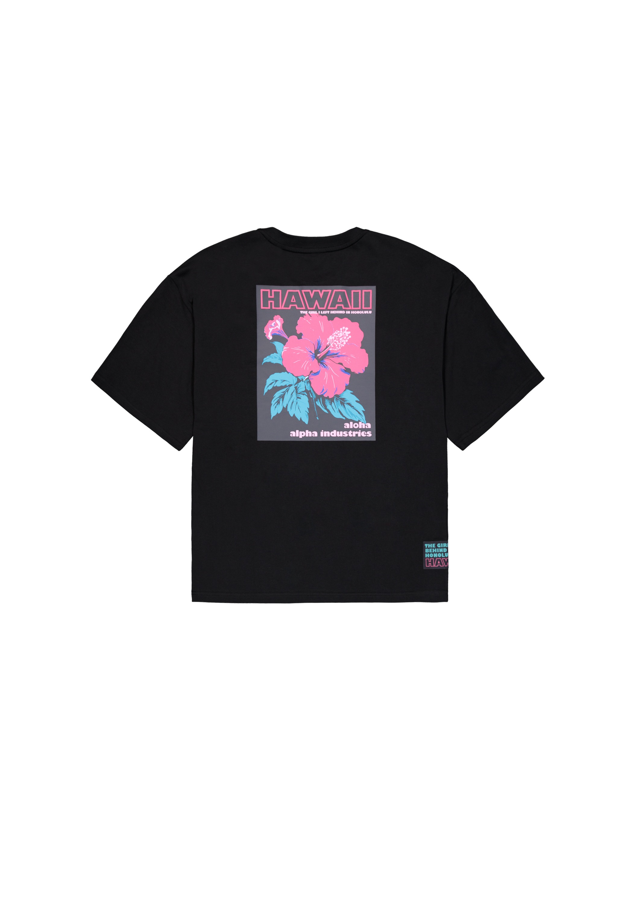 Alpha Industries T-Shirt »Alpha Industries Men - T-Shirts Aloha Flower Backprint T-Shirt«