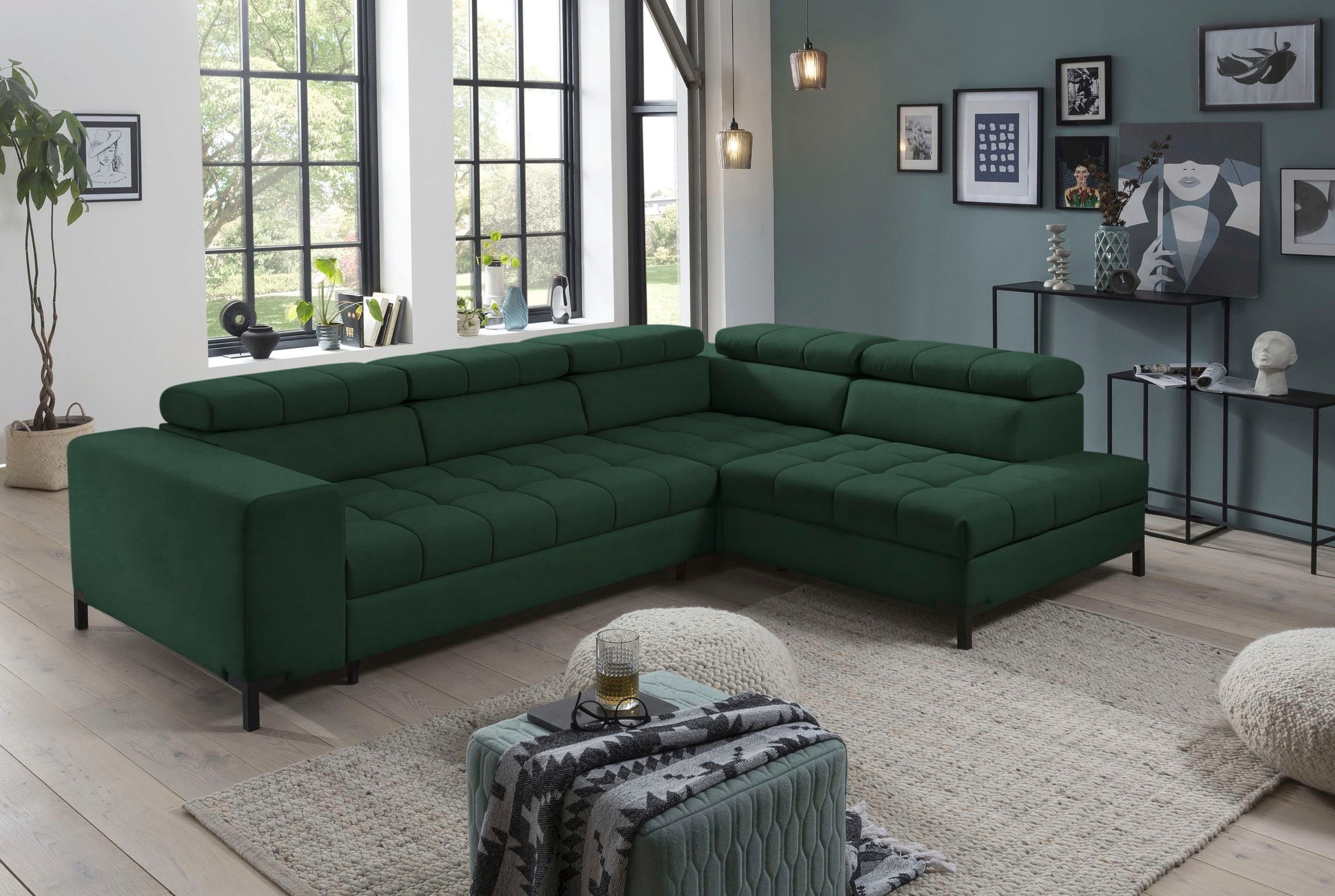 exxpo - sofa fashion Ecksofa »Bocco, hochwertige Verarbeitung, toller Sitzk günstig online kaufen