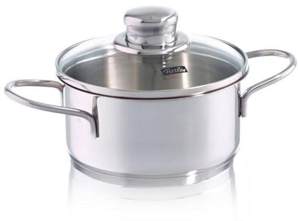 Fissler Kochtopf »Häppchen«, Edelstahl 18/10, (2 tlg.), Induktions-geeignet, inklusive Glasdeckel