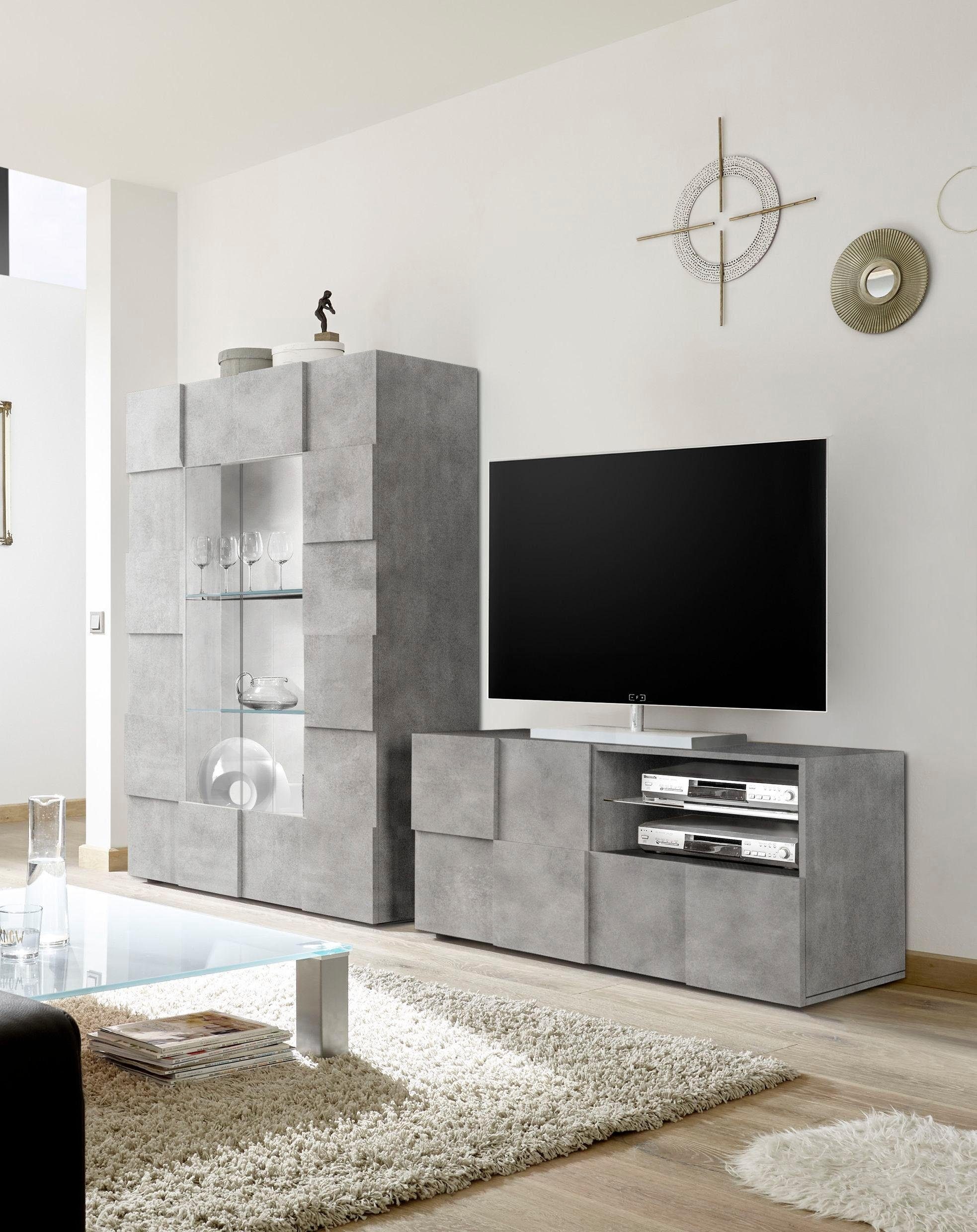 INOSIGN Vitrine Dama Höhe 166 cm, Breite 121 cm, Stauraumvitrine mit 2 Türe günstig online kaufen