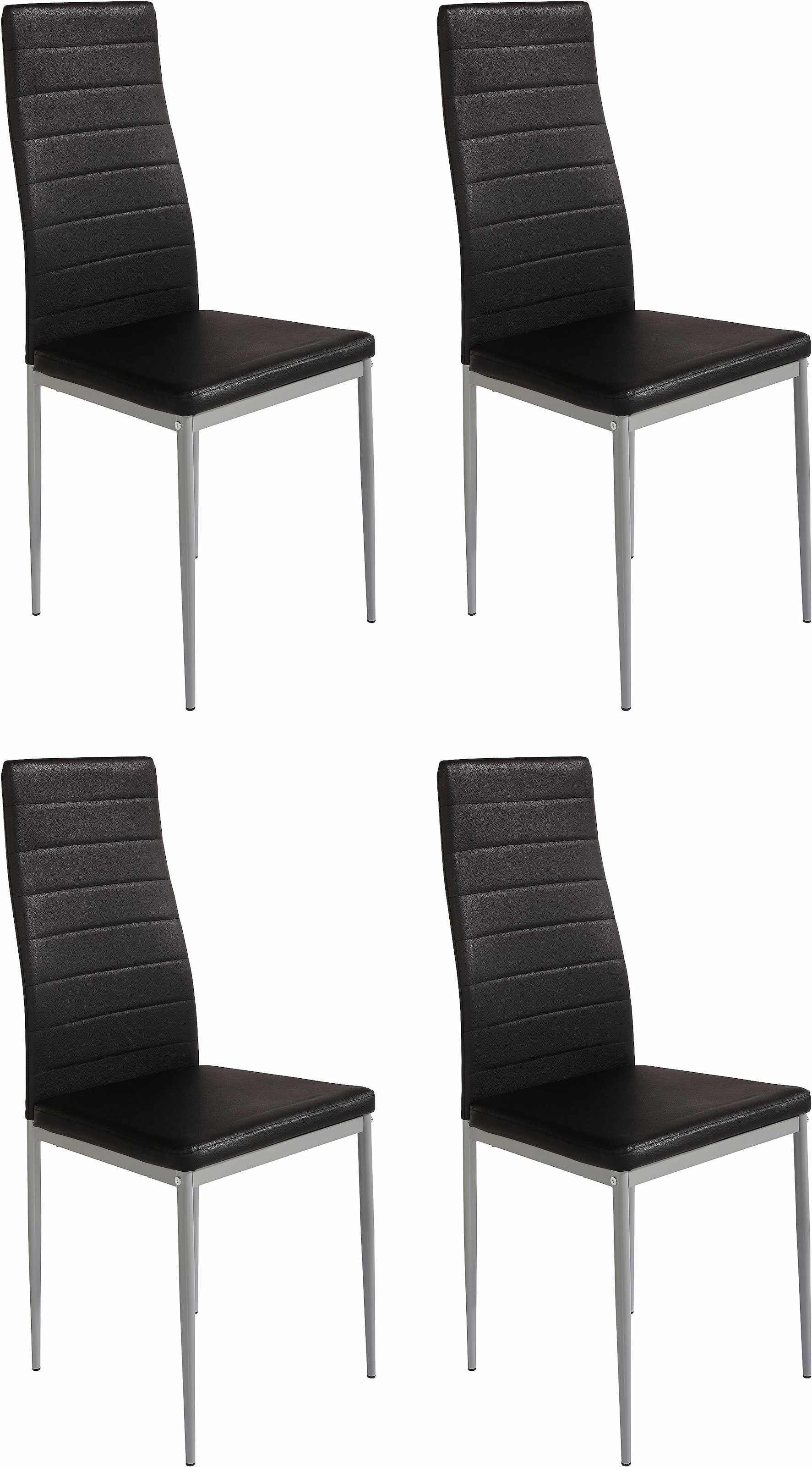 Homexperts Esszimmerstuhl »Pegasus«, (Set), 4 St., Kunstleder, Bezug in Kun günstig online kaufen
