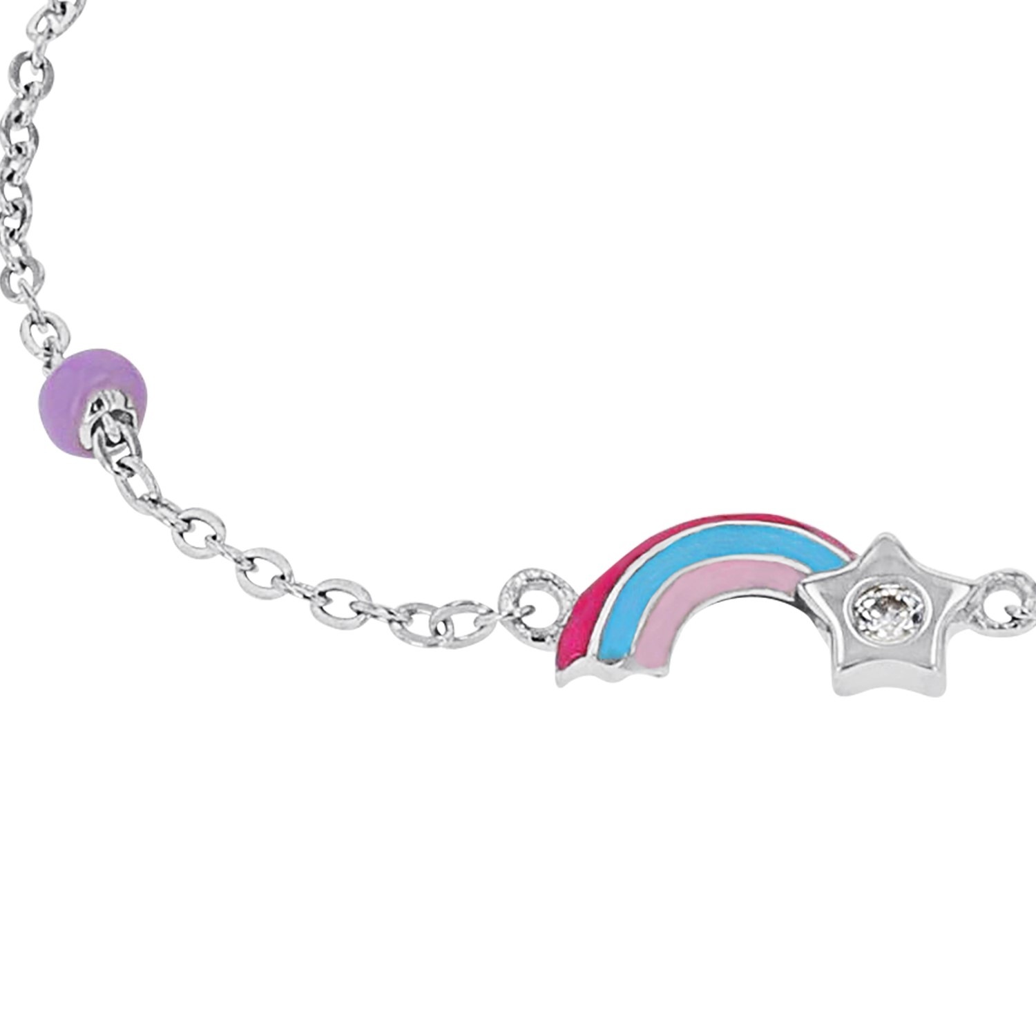 Prinzessin Lillifee Armband »Sternschnuppe-Motiv, 2039760«, mit Zirkonia (synth.)