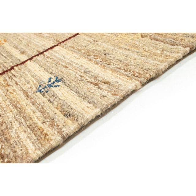 morgenland Wollteppich »Gabbeh Teppich handgeknüpft natur«, rechteckig,  handgeknüpft bequem und schnell bestellen