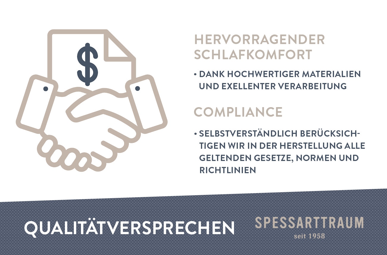 SPESSARTTRAUM 3-Kammer-Kopfkissen »Exklusiv«, Füllung: 90% Daunen / 10% Federn (Außenkammern) und 100% Federn (Innenkammer), Bezug: feiner Daunenbatist, 100% Baumwolle, (1 St.), Kissen vom Hohenstein Institute ausgezeichnet