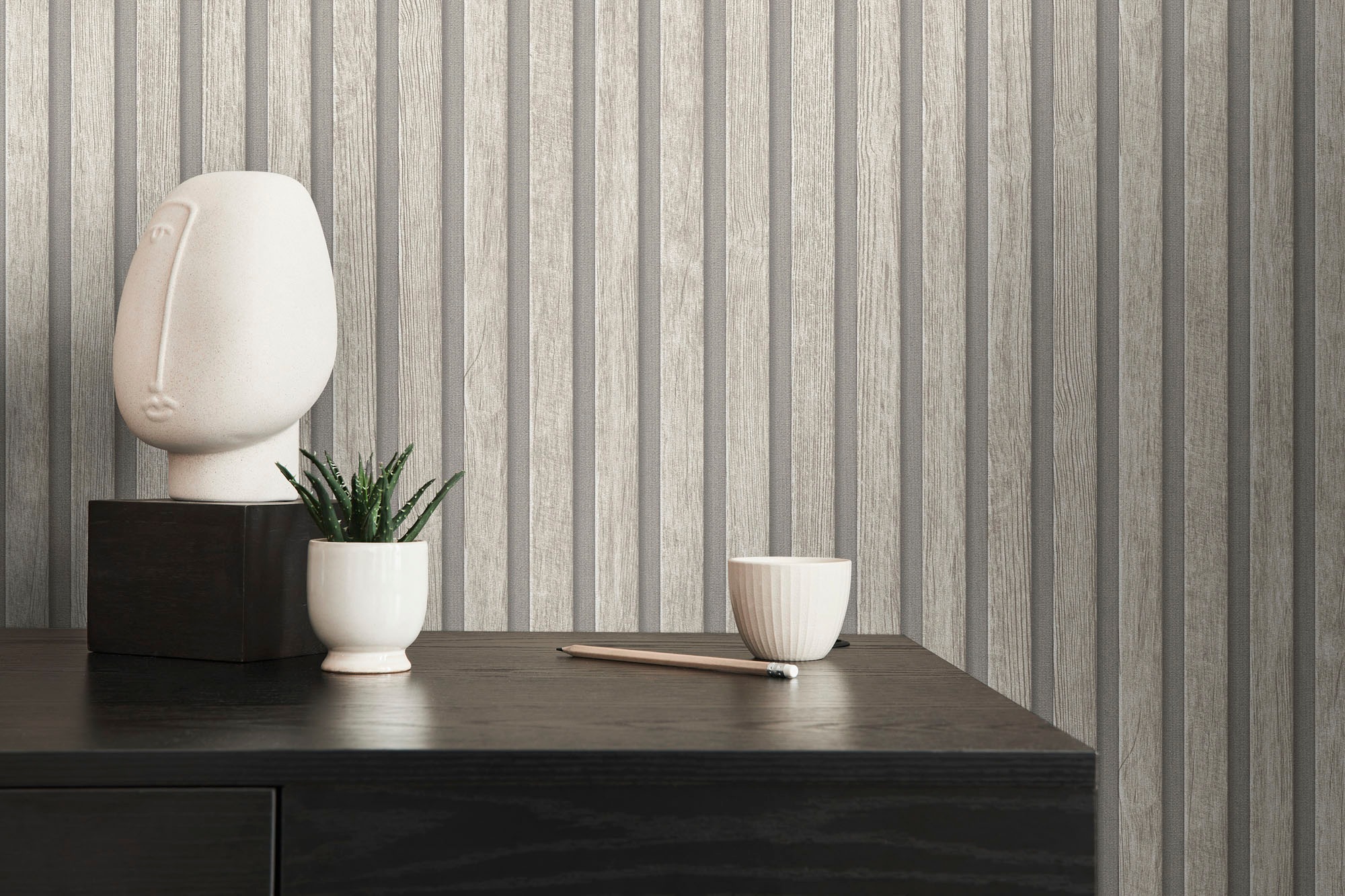 A.S. Création Vliestapete »PrintWalls II Skandinavische Holzpaneele«, matt-gemustert-neutral, Holzoptik Vlies Vlies Wand Tapeten Wohnzimmer Schlafzimmer Küche Optik