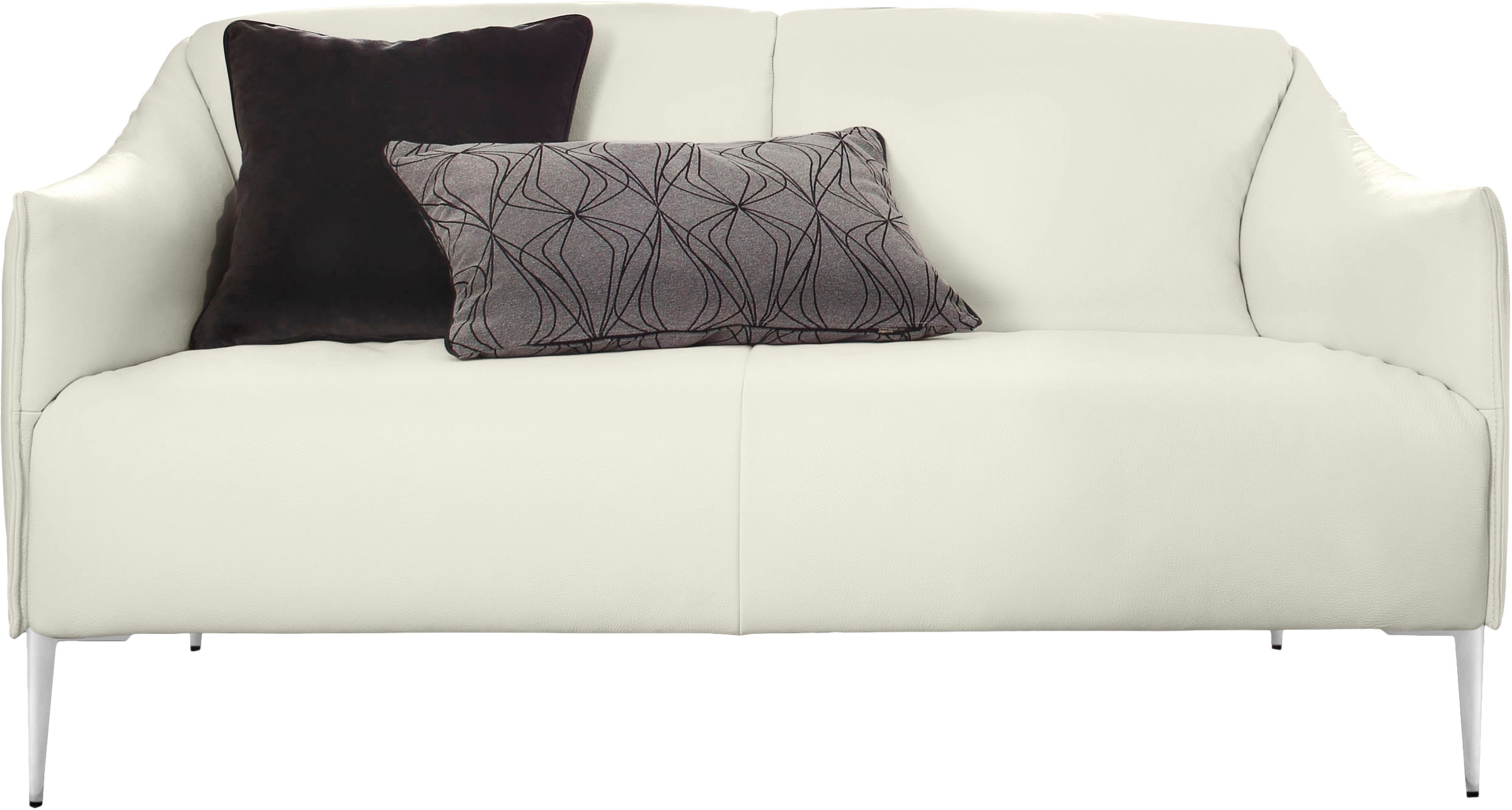 W.SCHILLIG 2-Sitzer »sally«, mit Metallfüßen in Chrom glänzend, Breite 154 cm