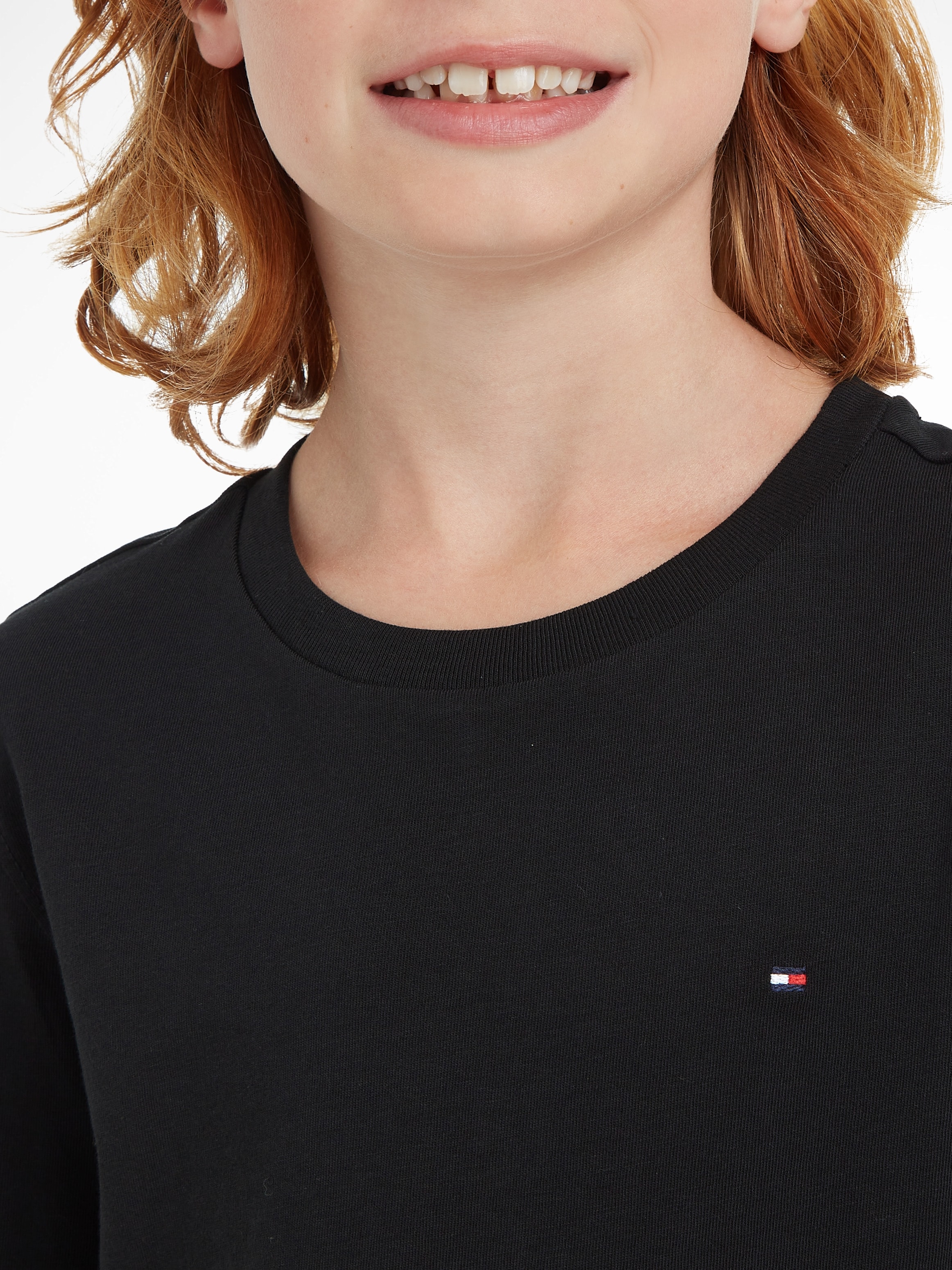 Tommy Hilfiger Langarmshirt »BOYS MiniMe,für Junior KNIT CN Kinder kaufen online L/S«, Jungen Kids BASIC
