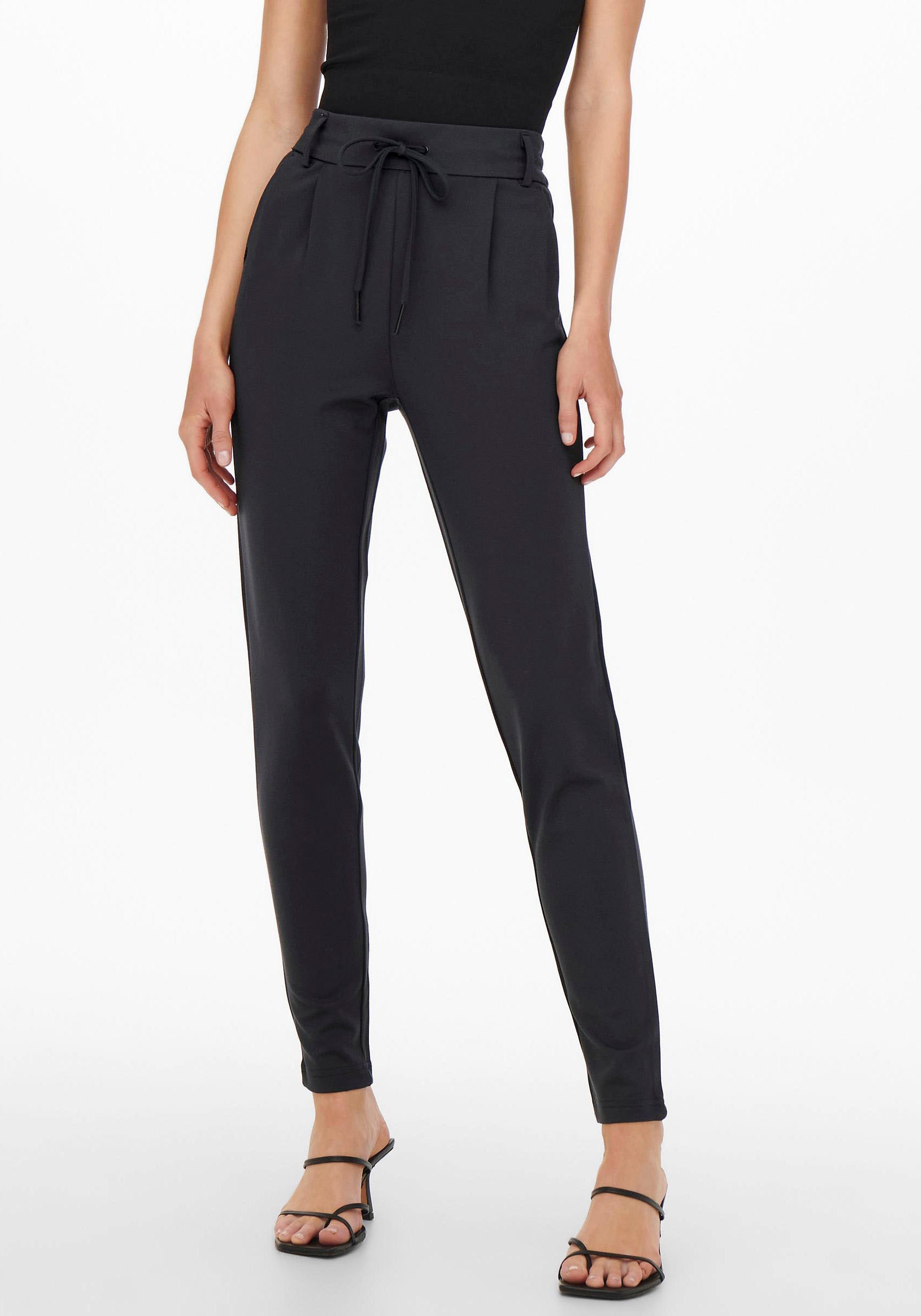 ONLY Jogger Pants »ONLPOPTRASH LIFE EASY COL PANT PNT NOOS«, bequeme Form mit elastischem Bund und Kordelzug