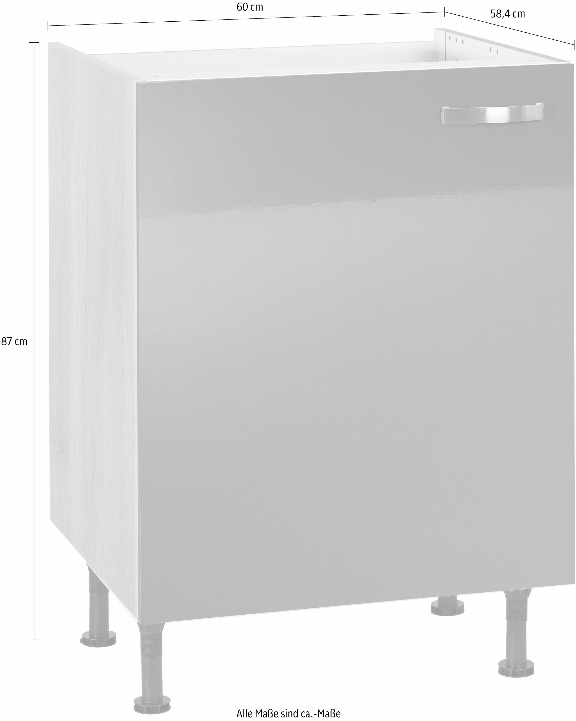 KOCHSTATION Spülenschrank »KS-Cara«, Breite 60 cm