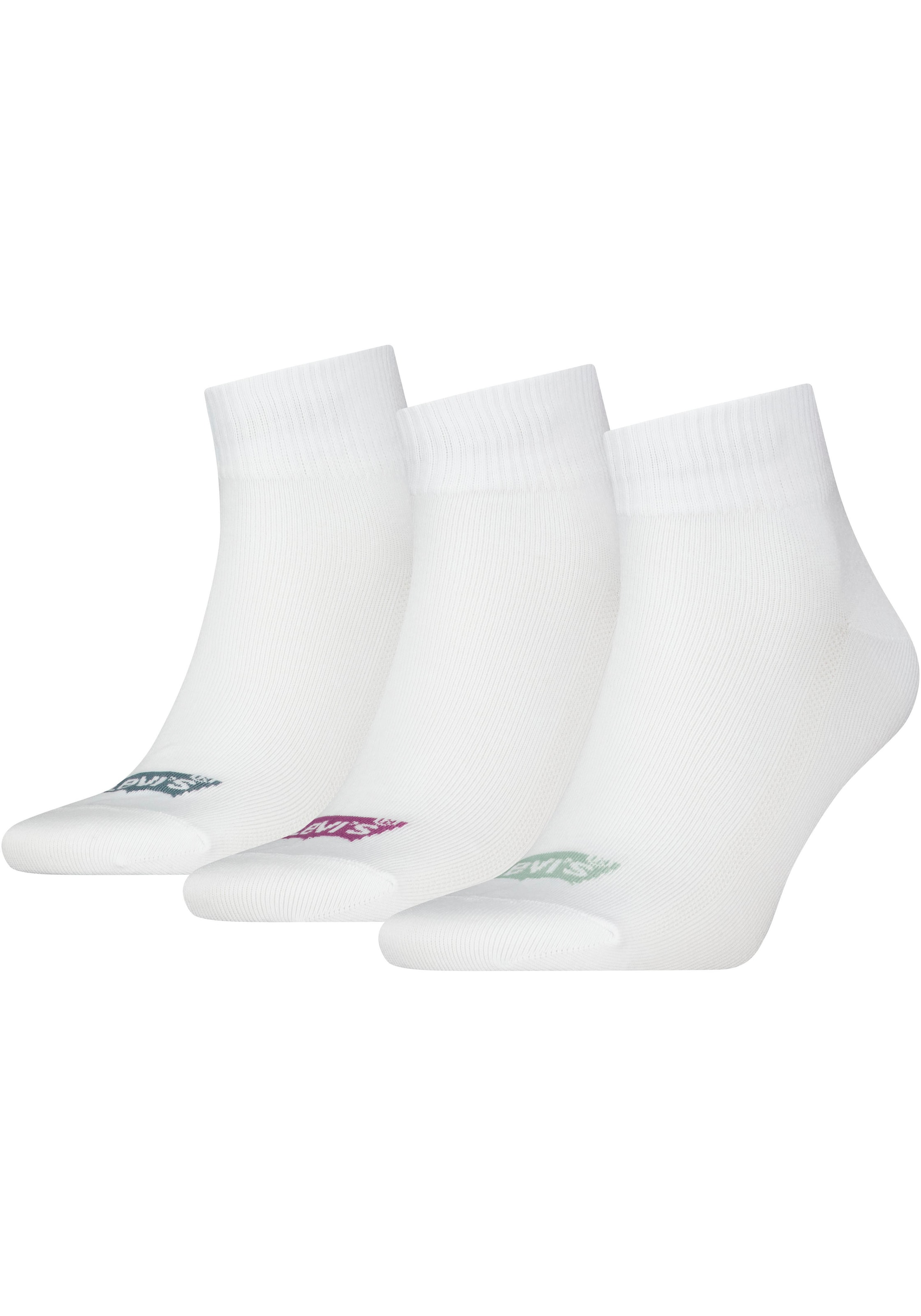 Levi\'s® Kurzsocken »Unisex LEVIS MID RECYCLED COTTON«, CUT Packung, Paar), BATWING ( LOGO bestellen 3 online Short-Socks