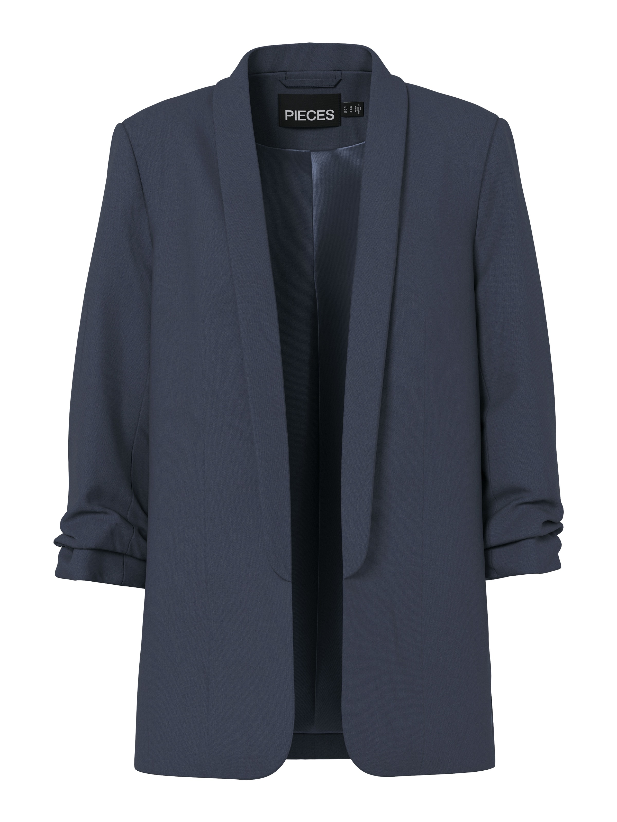 pieces Blusenblazer »PCBOSELLA 3/4 BLAZER NOOS« Materialmix, regular fit