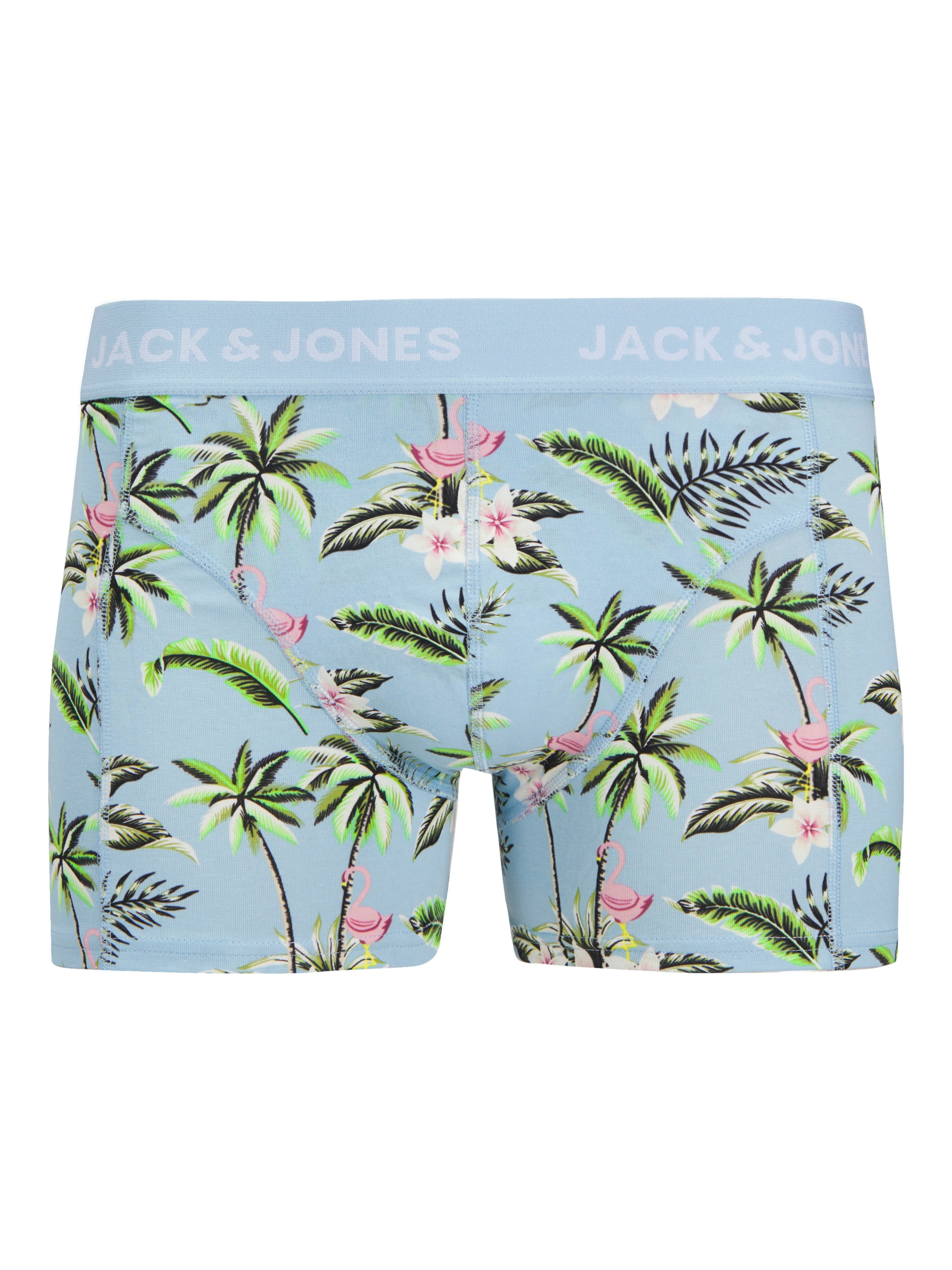 Jack & Jones Trunk »JACFLOWER BIRD TRUNKS 3 PACK SN«, (3 St.), mit Logo Schriftzug