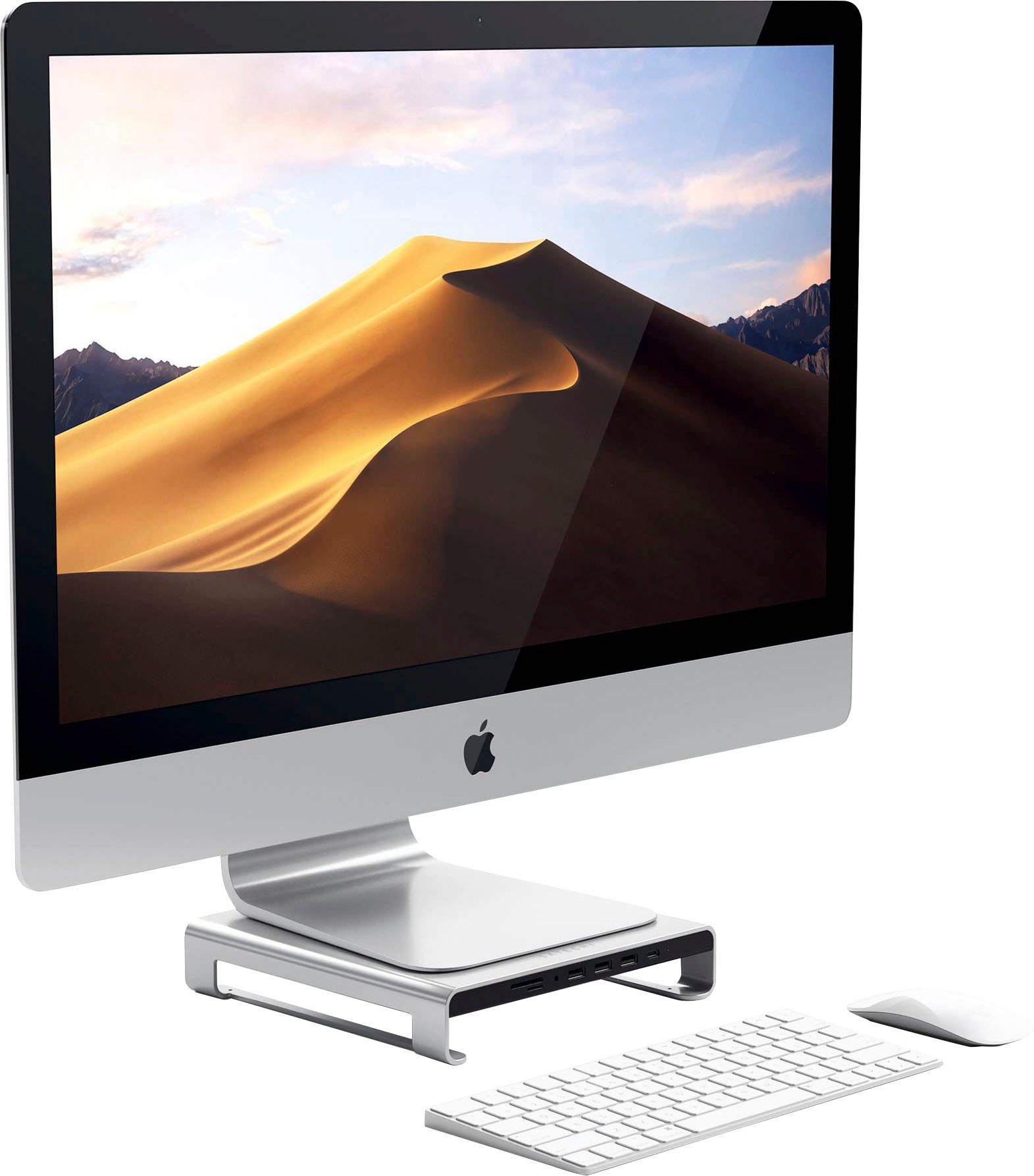 Satechi Halterung »Type-C Aluminum Monitor Stand Hub für iMac«, (1 St.)