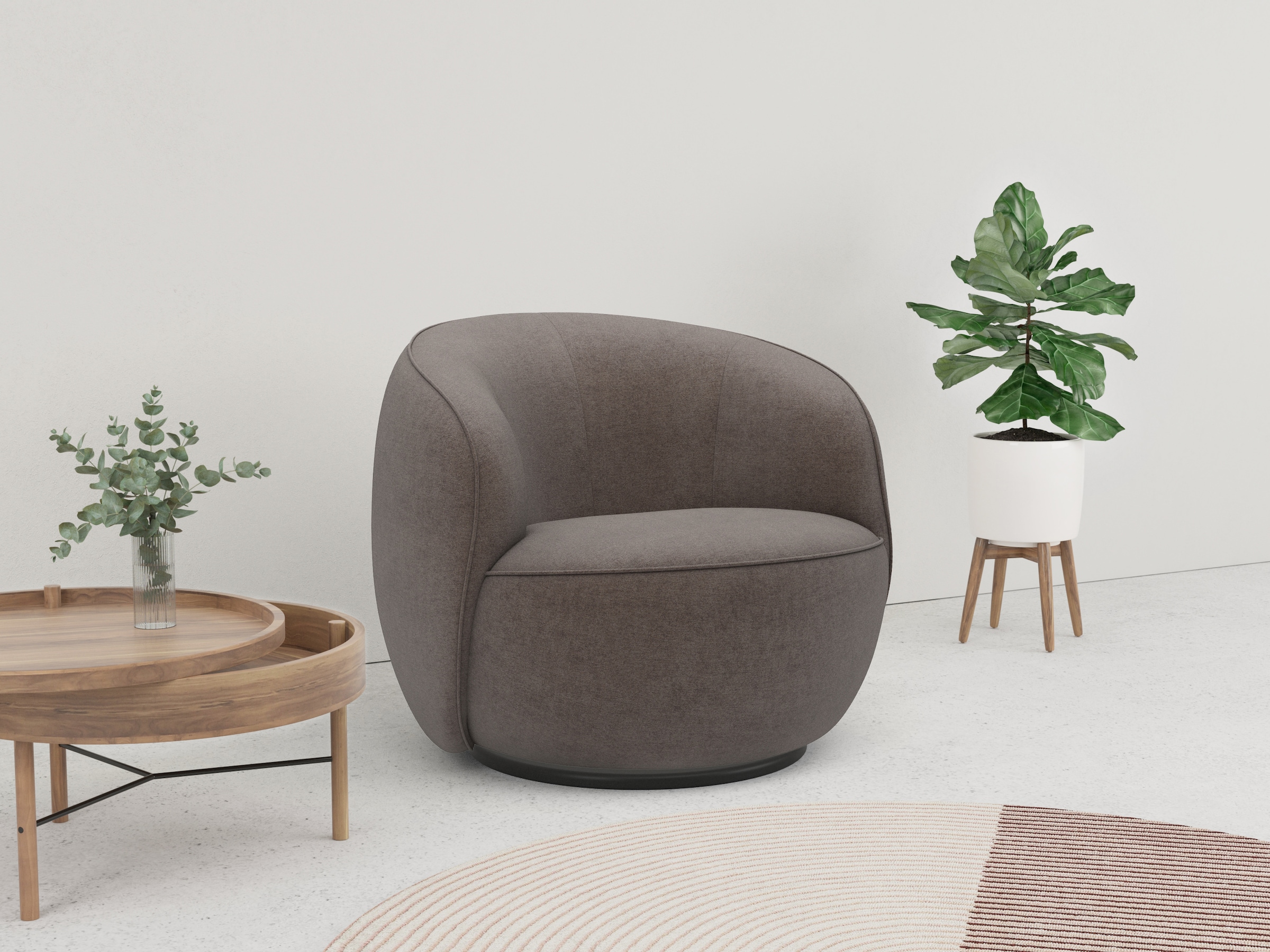 LeGer Home by Lena Gercke Loungesessel »Effie«, mit 360° Drehfunktion,  komfortables Sitzen online bestellen