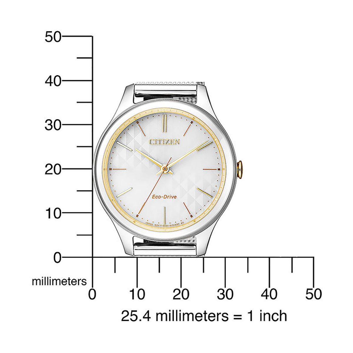 Citizen Solaruhr, Armbanduhr, Damenuhr, Edelstahlarmband