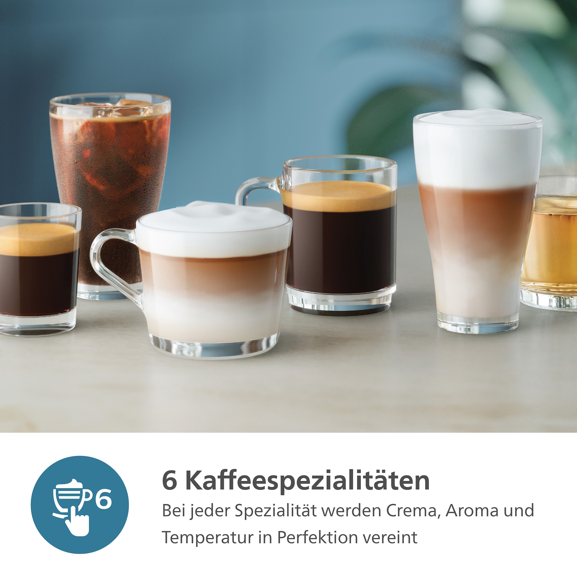 3300 bestellen Series«, 6 Philips Weiß/Schwarz Kaffeevollautomat mit »EP3343/50 Kaffeespezialitäten, LatteGo-Milchsystem,