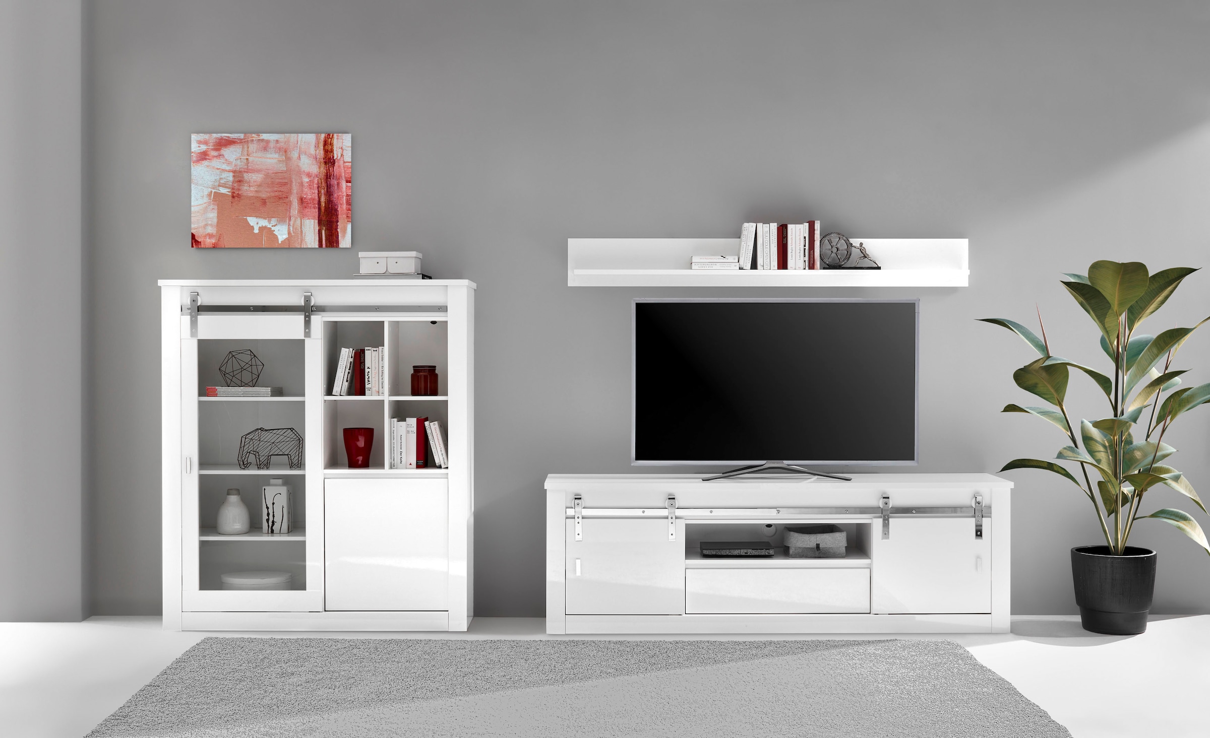 Home affaire Wandboard »Daytona, modernes Wandregal, Wandhalter mit Ablagefläche, 183 cm breit«