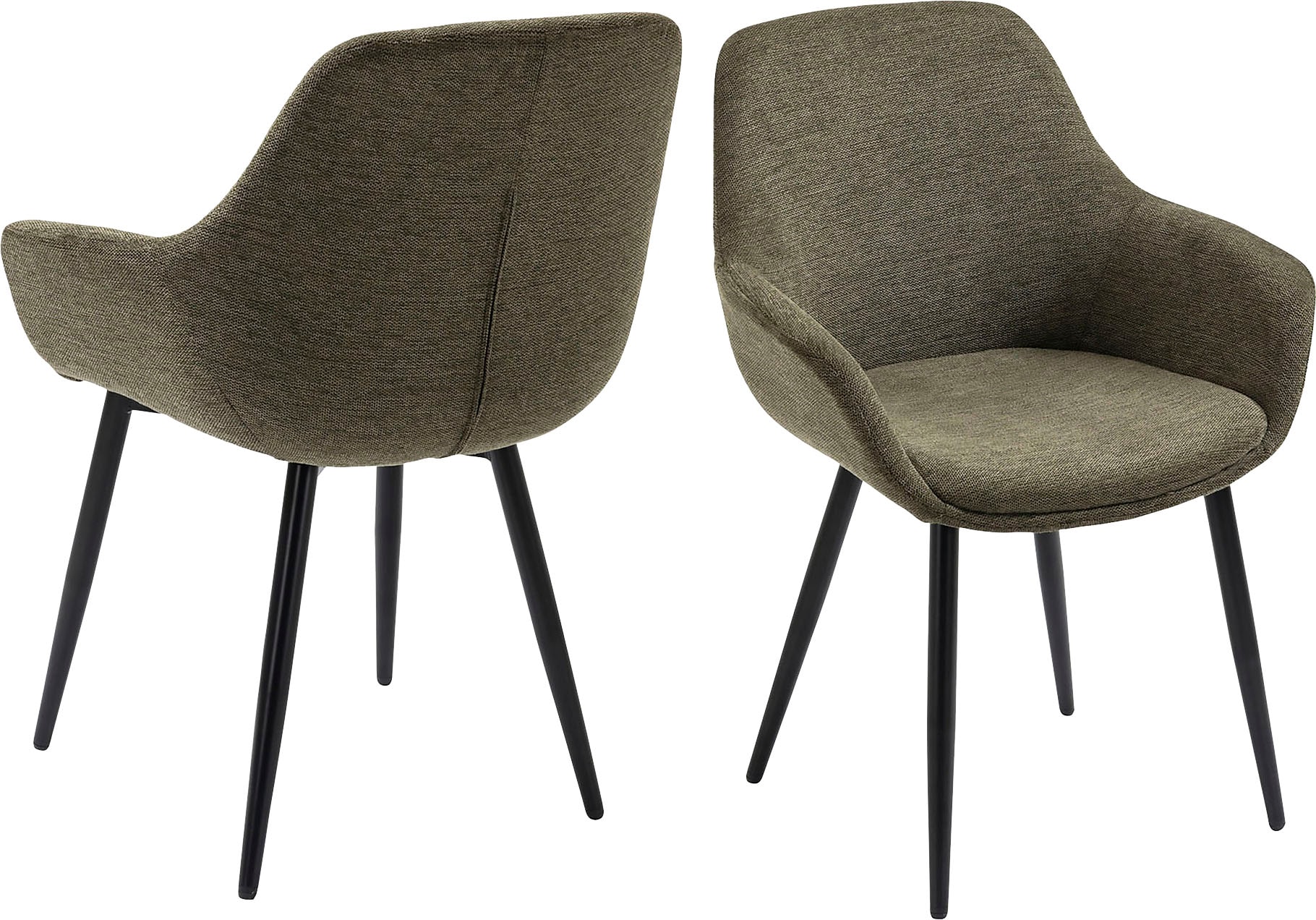 SalesFever Armlehnstuhl »Komfortabler Esszimmerstuhl zum Relaxen« (Set) 2 S günstig online kaufen