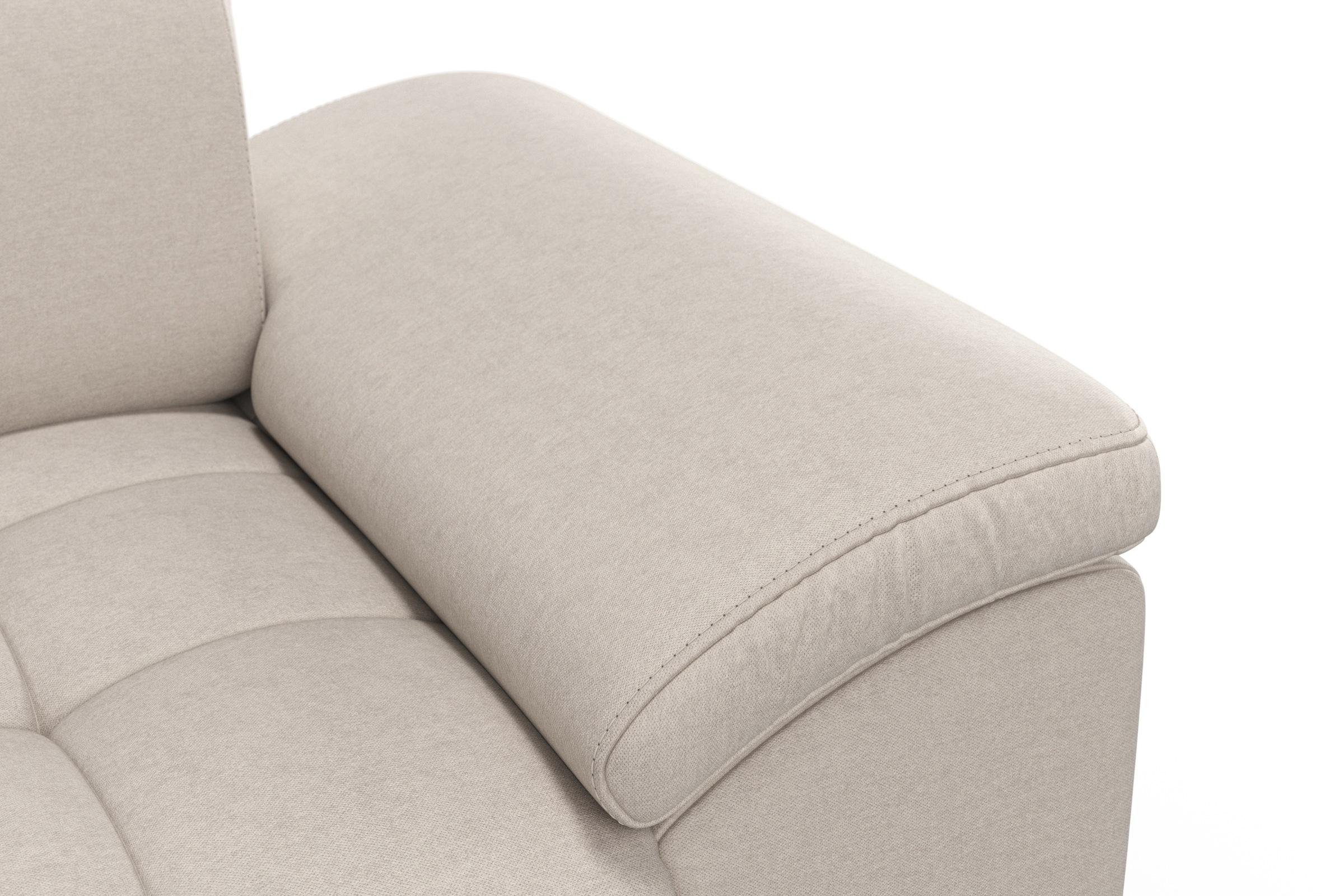 sit&more Ecksofa »Cool L-Form«, wahlweise mit Kopfteilverstellung und Vorziehsitz, motorisch