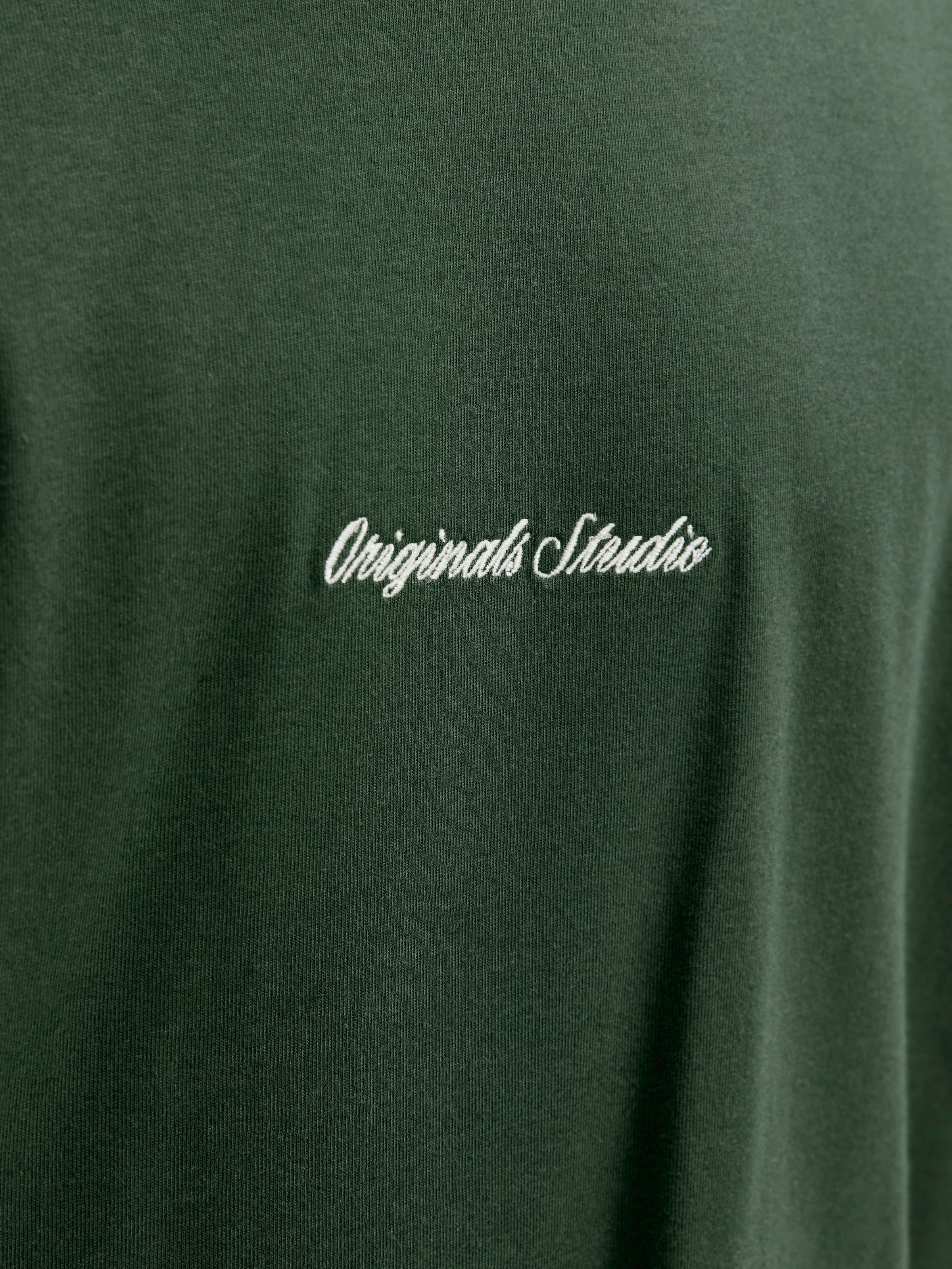 Jack & Jones Rundhalsshirt »JORNORREBRO EMB TEE SS CREW NECK NOOS« Baumwolle, locker geschnitten