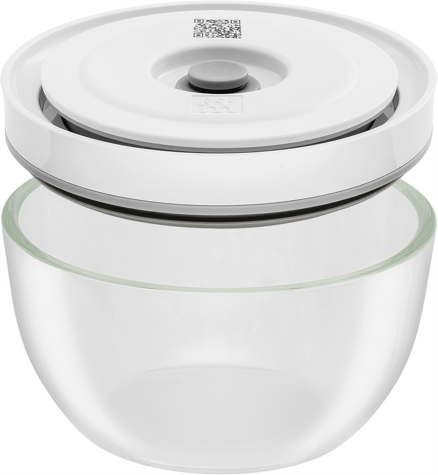 Zwilling Aufbewahrungsschüssel »Fresh & Save BOWLS«, (2 tlg., Schüssel inkl. Deckel), Vakuumschüssel S / 12 cm, Glas