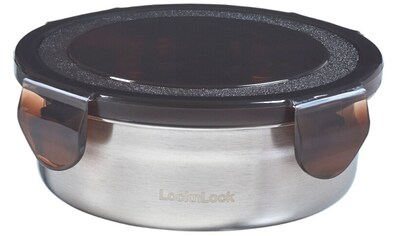 LOCK & LOCK Vorratsdose »Edelstahl 270 ml mit schwarzem Deckel, 13 cm«, (1 tlg.) kaufen