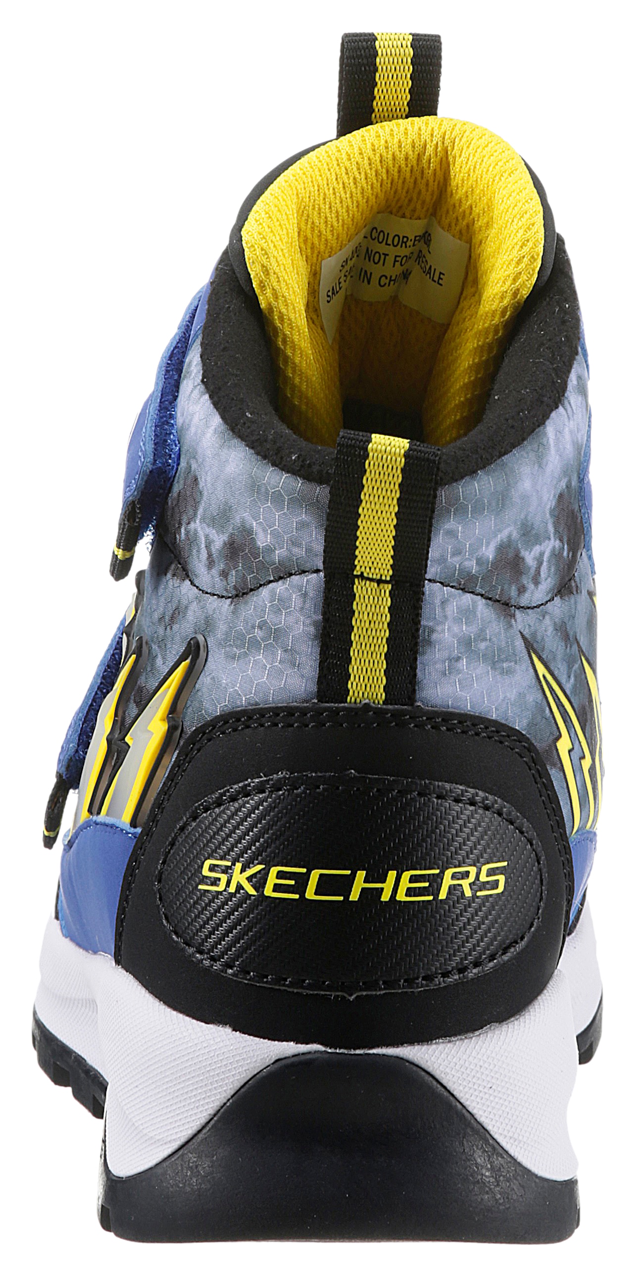 Skechers Kids Klettstiefel »STORM BLAZER«, Outdoorstiefel, Matschschuh, Straßenschuh mit Blinkfunktion