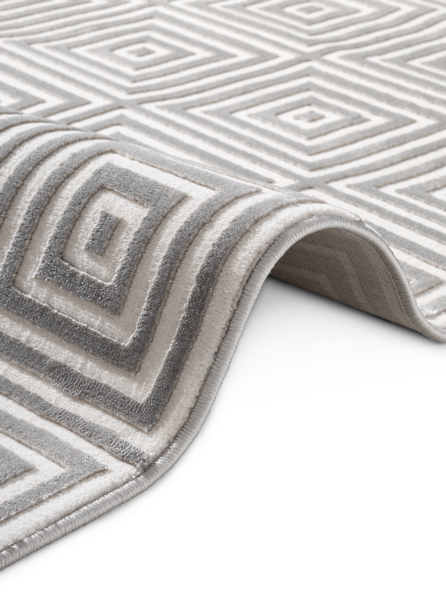 ELLE DECORATION Designteppich »Tourmaline«, rechteckig, 9 mm Höhe, Wohnzimmer, Schlafzimmer, Läufer, Hoch-Tief Effekt, Flur, Glanz