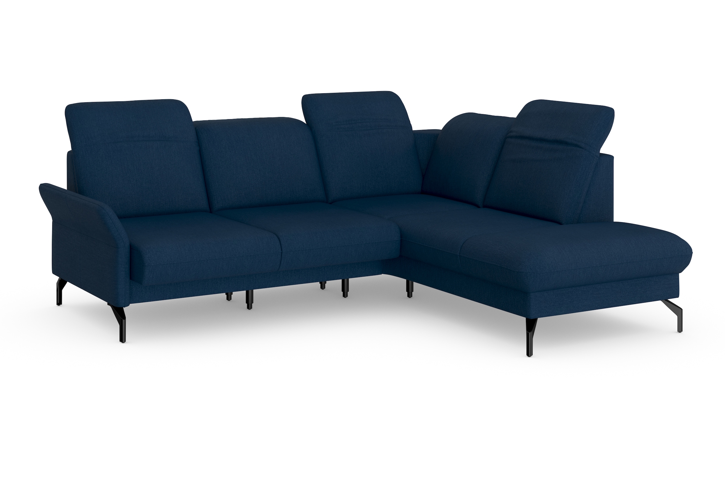 sit&more Ecksofa »Fashion L-Form«, wahlweise mit Kopfteilverstellung und Vorziehsitz, motorisch