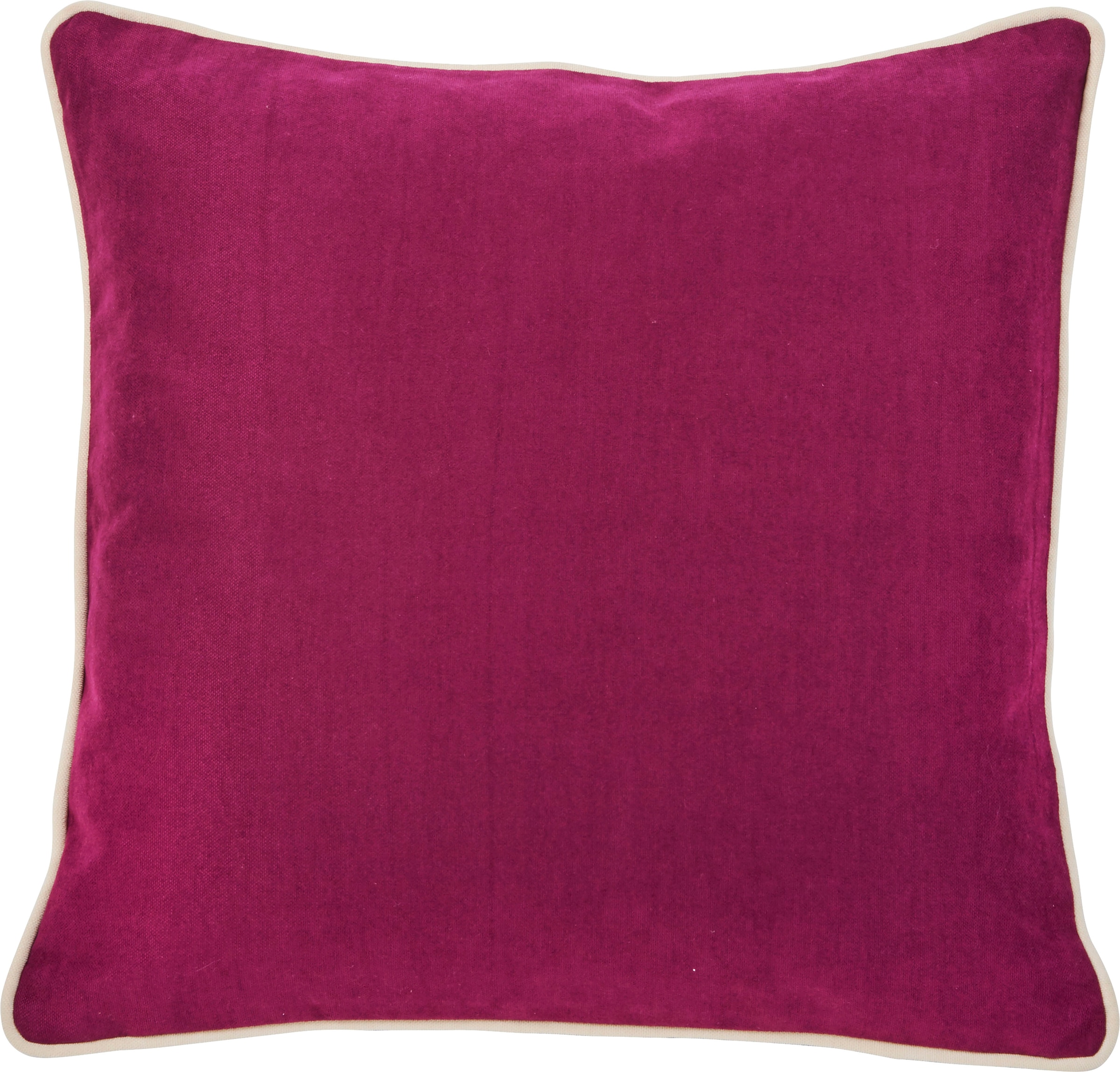 done. Dekokissen "Joy" unifarben, Reißverschluss, Kissenhüle ohne Füllung, günstig online kaufen