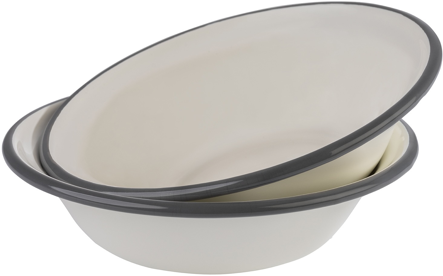 APS Schale 2 Stk. aus Emaille Ø 16,5 cm