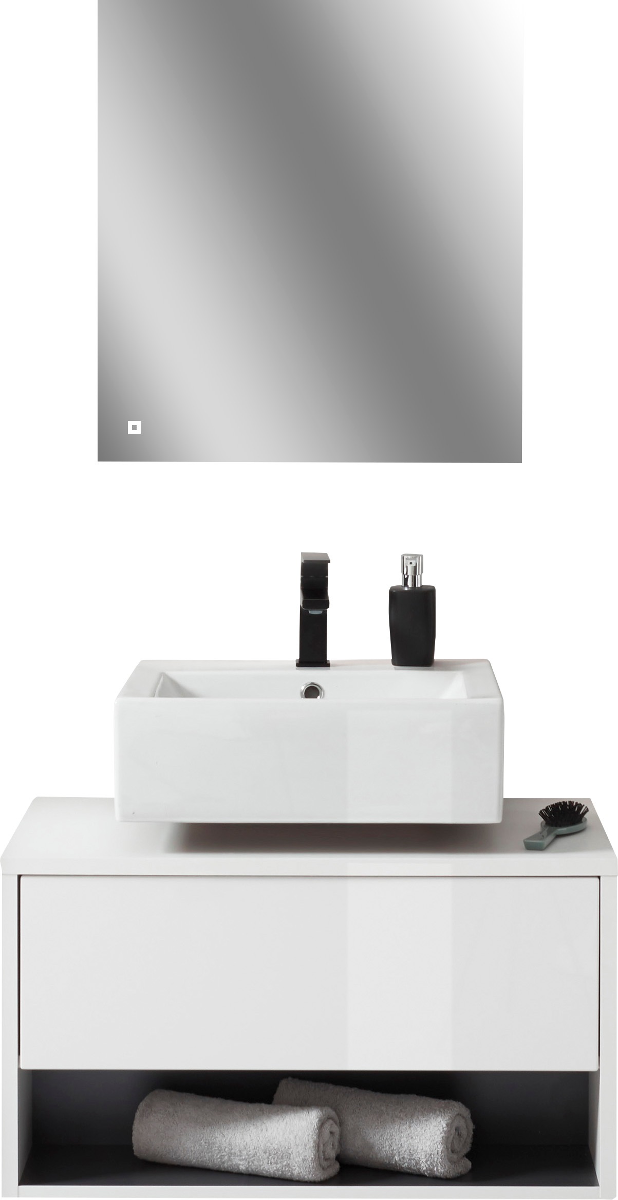 PLACES OF STYLE Badmöbel-Set »Studio Line, Bad im modernen Design, 2-teilig günstig online kaufen