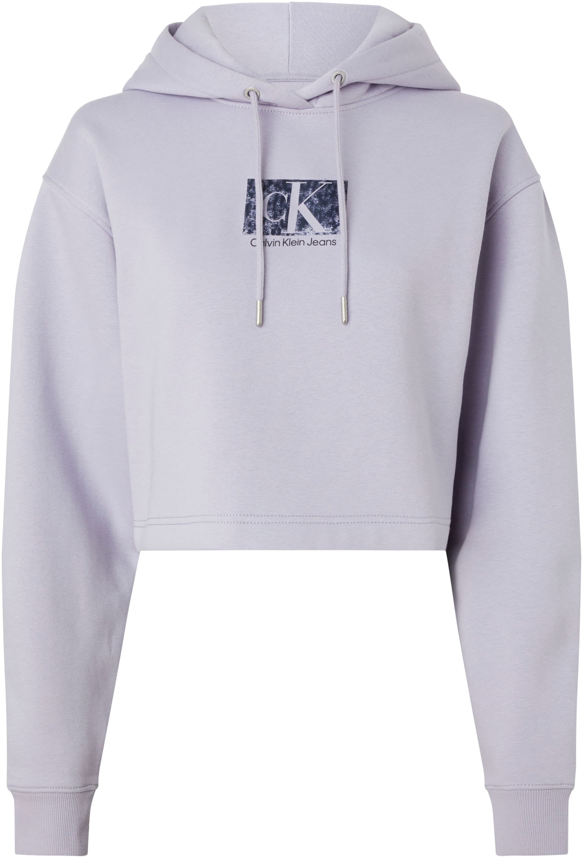 Calvin Klein Jeans Kapuzensweatshirt »PRINTED BOX CROPPED HOODIE«