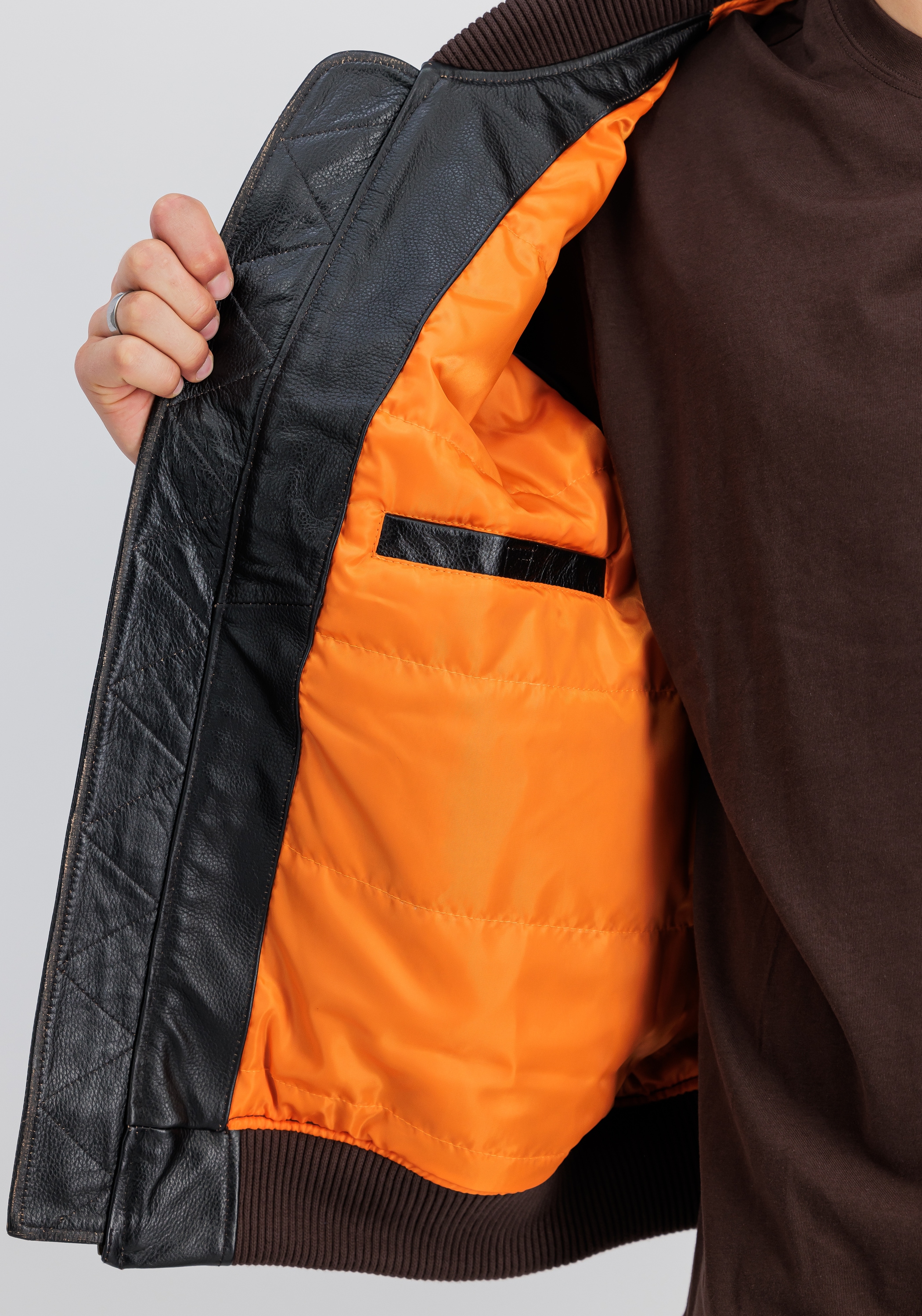 Alpha Industries Lederjacke »Alpha Industries Men - Leather & Vegan Jackets«